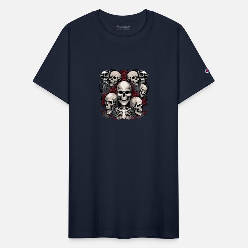 T-shirt skulls logo design