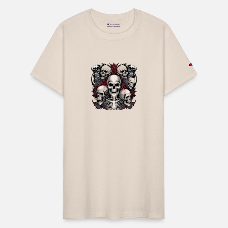 T-shirt skulls logo design