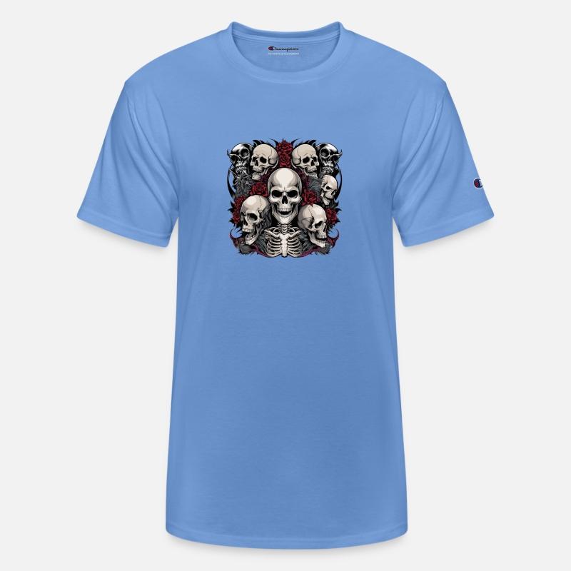 T-shirt skulls logo design