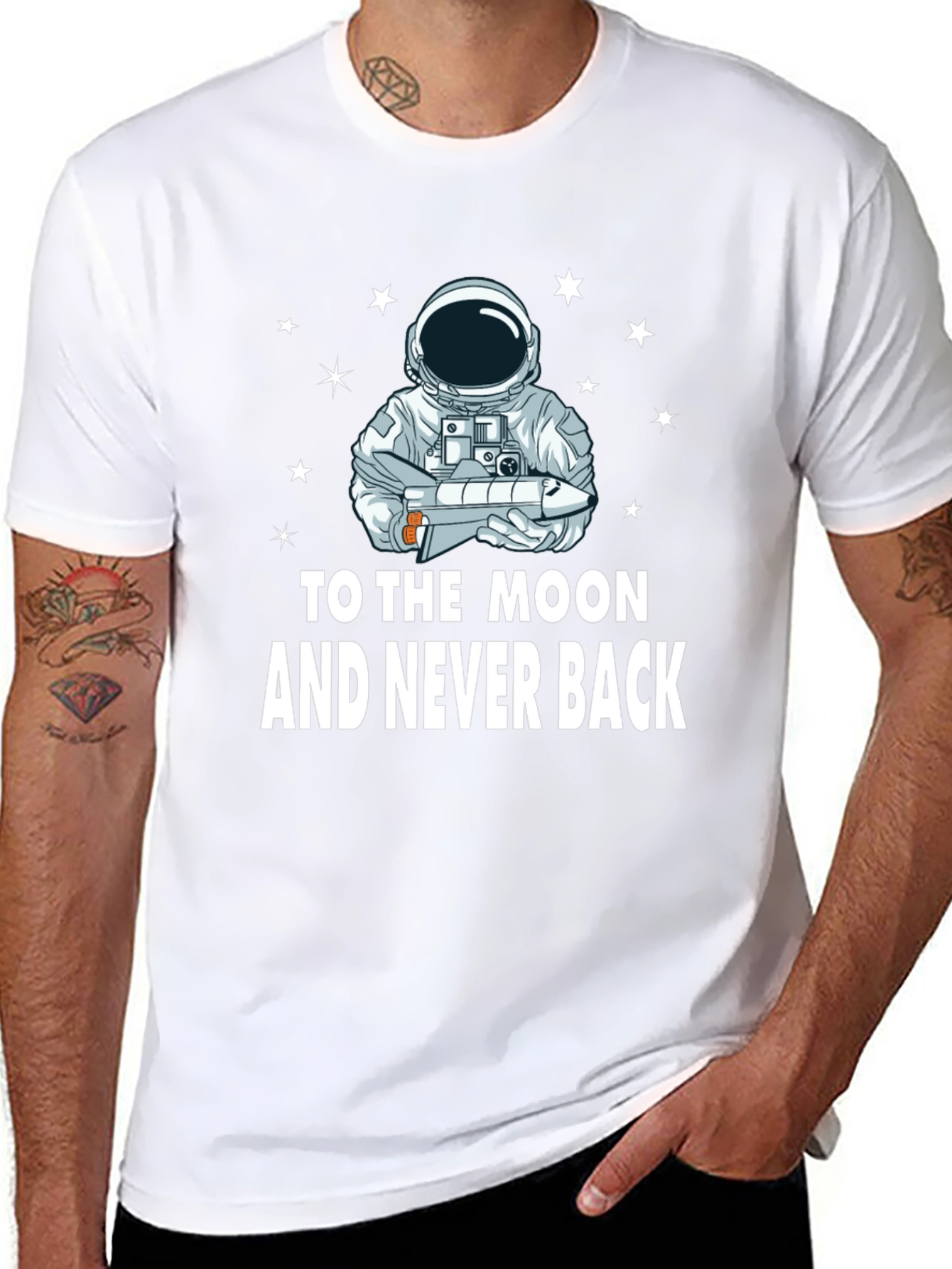To The Moon and Never Back Tee