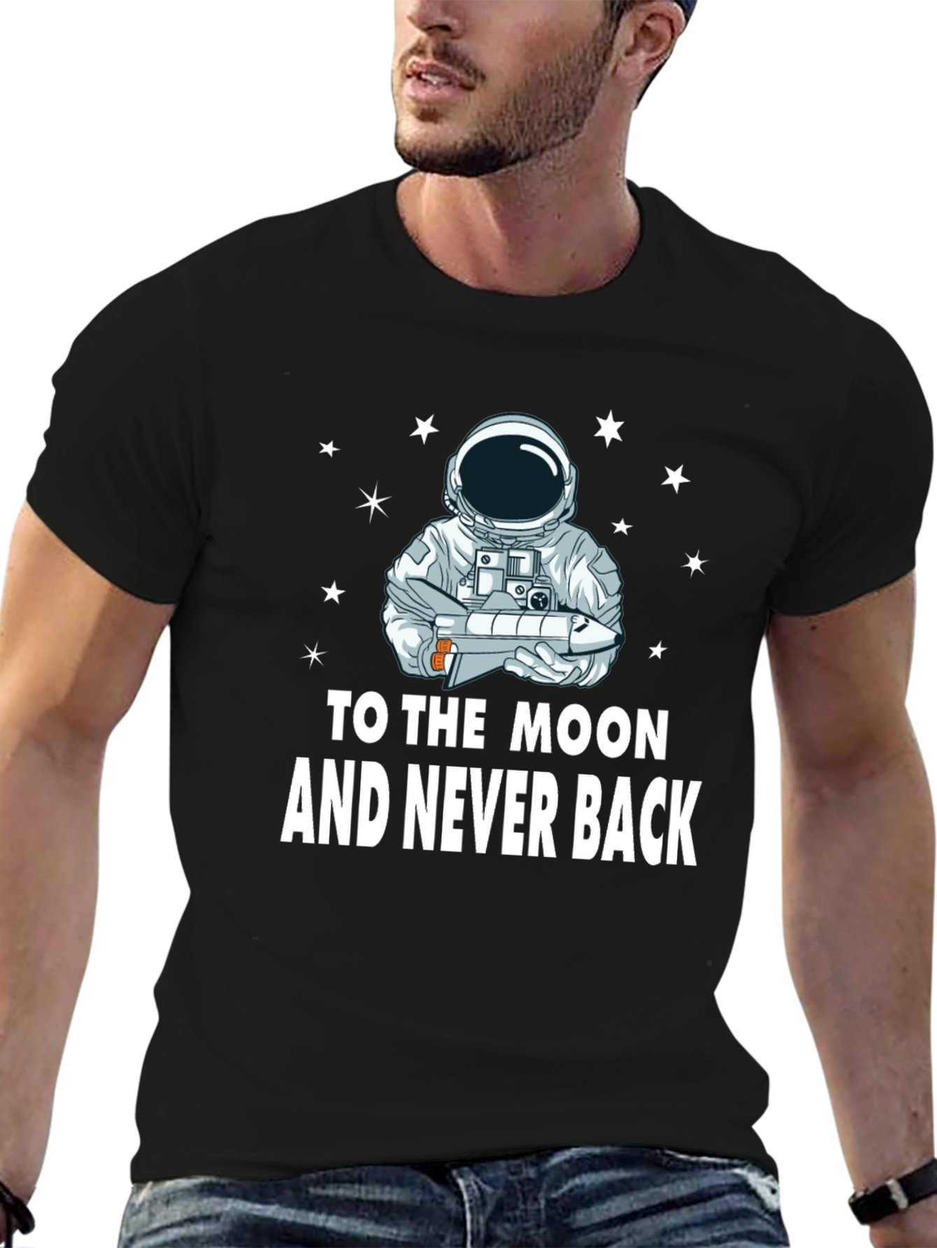 To The Moon and Never Back Tee