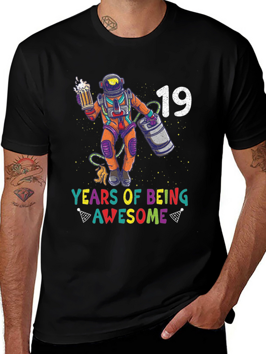 19 Years of Being Awesome Graphic T-Shirt