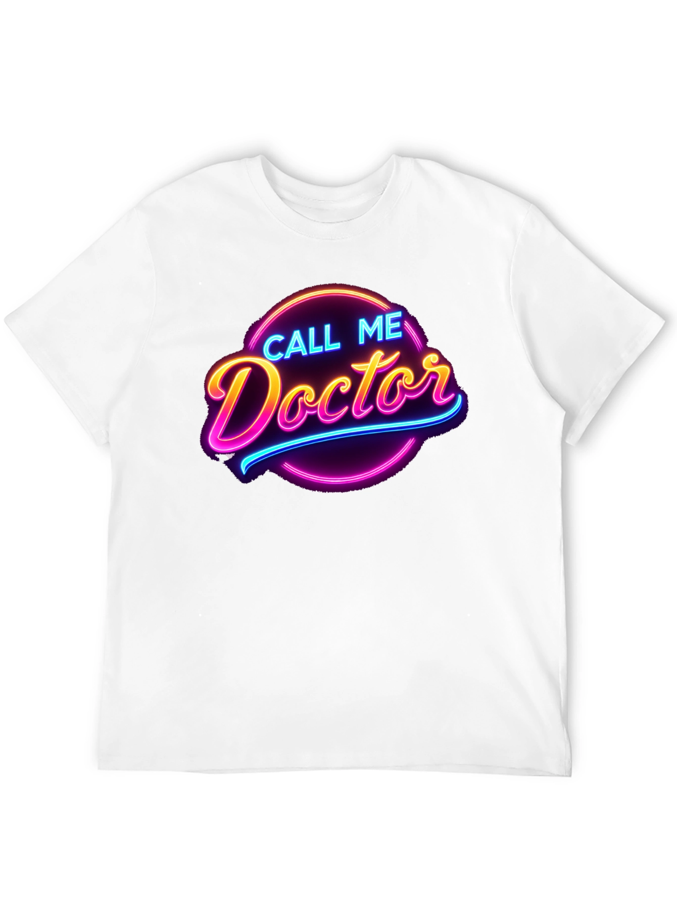 Call Me Doctor Neon Graphic Tee