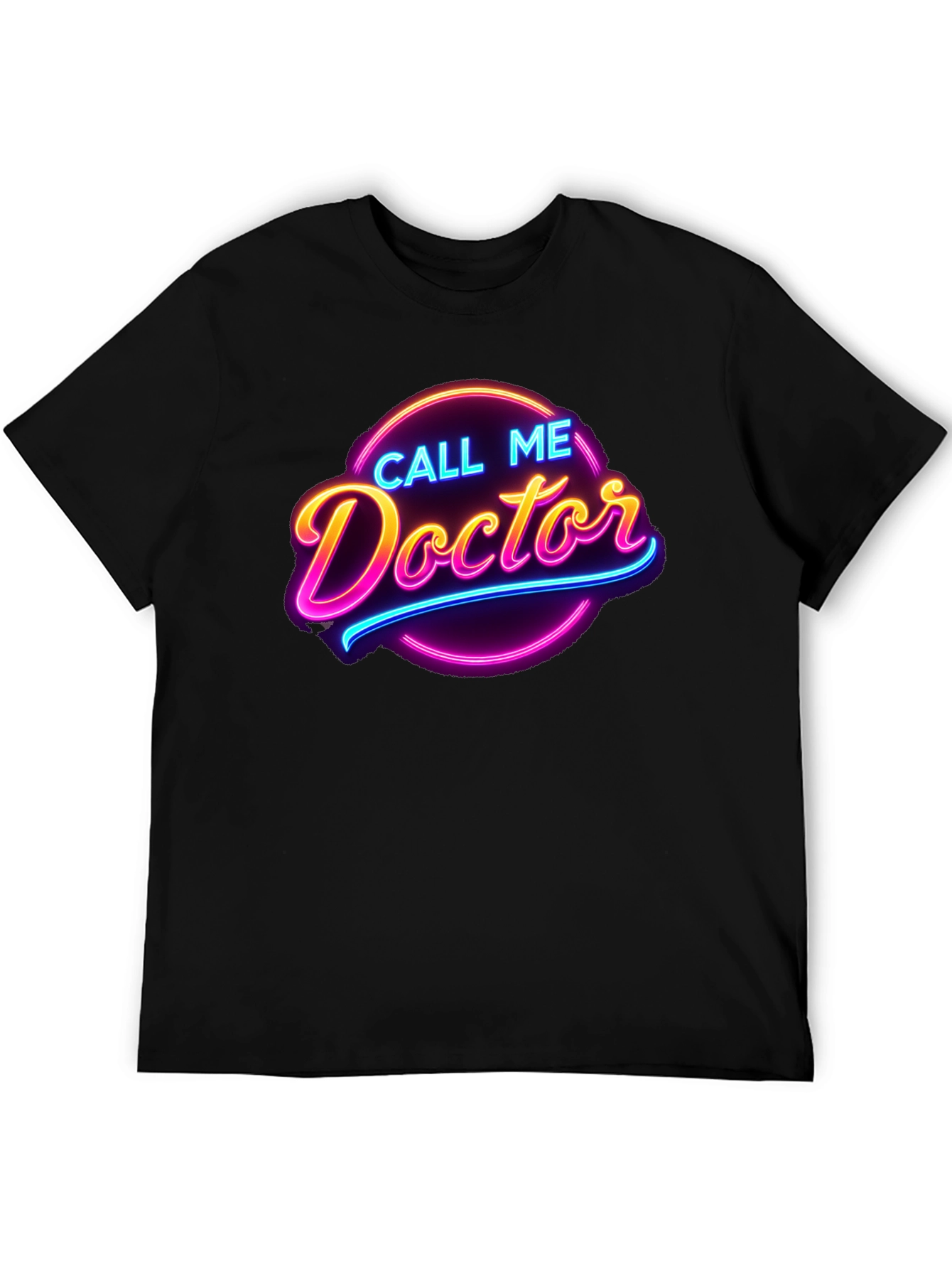 Call Me Doctor Neon Graphic Tee