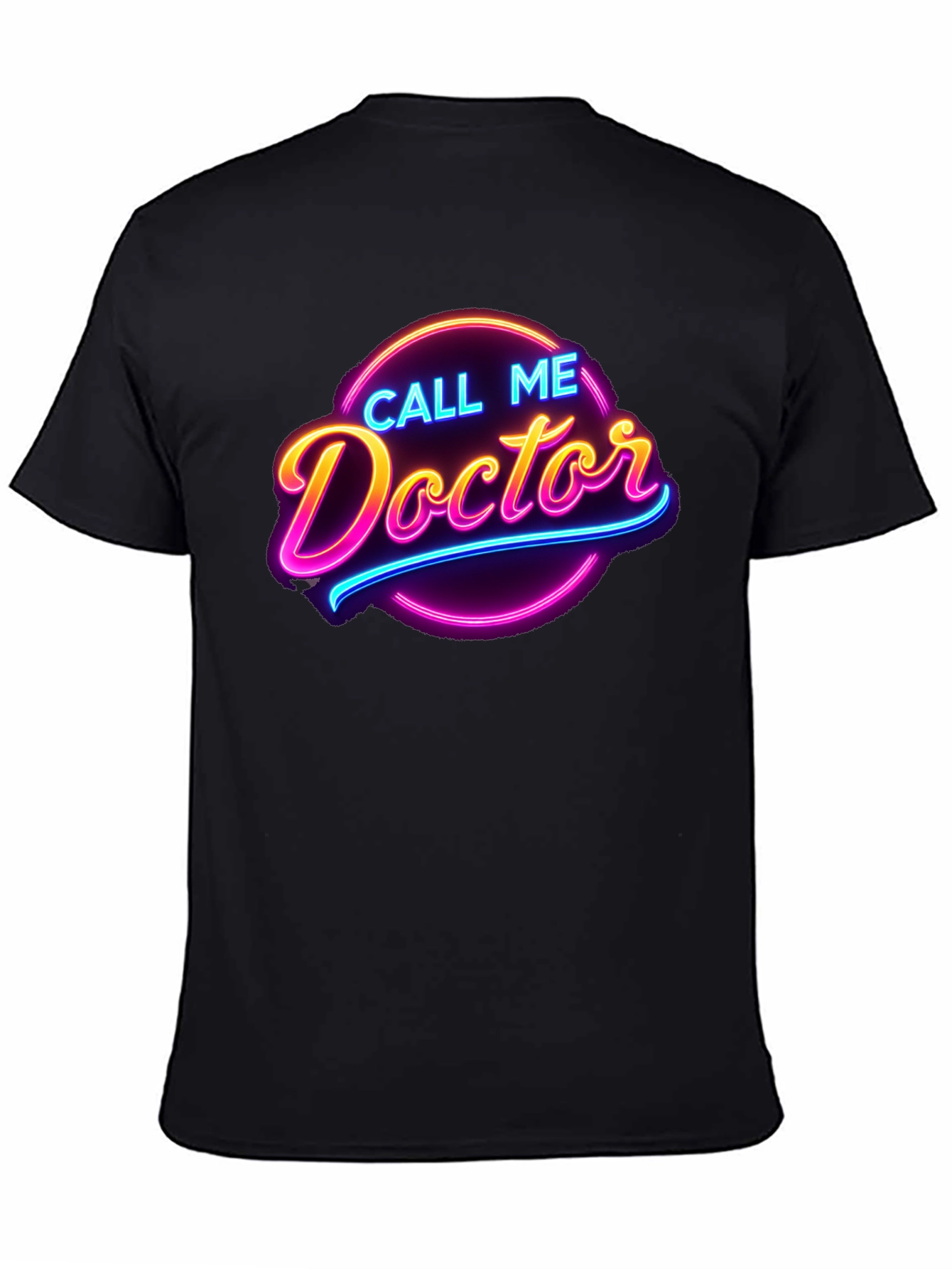Call Me Doctor Neon Graphic Tee
