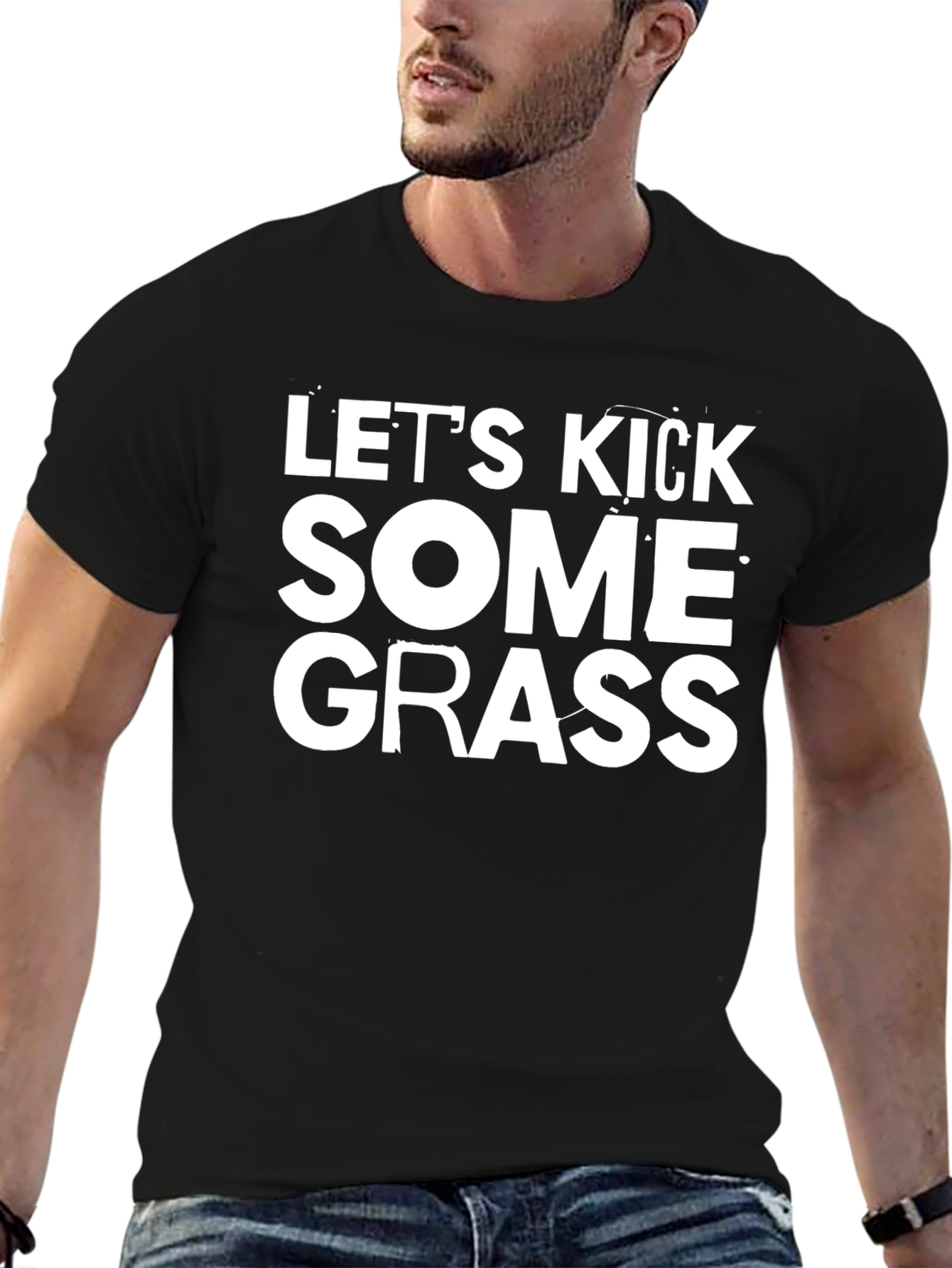 Lets Kick Some Grass Graphic Tee
