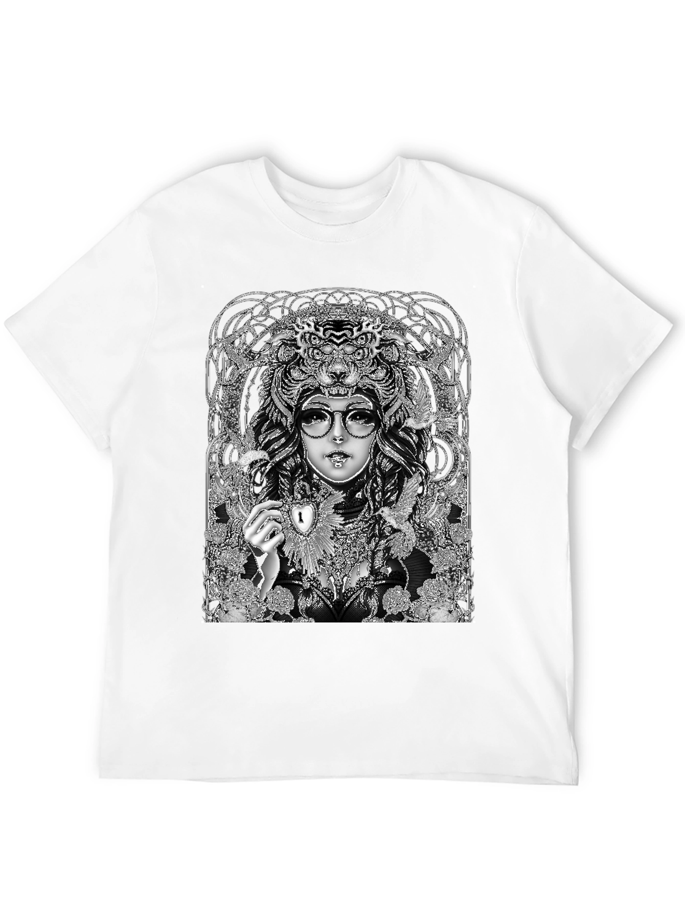 Unique Graphic T-Shirt - Art Nouveau Design