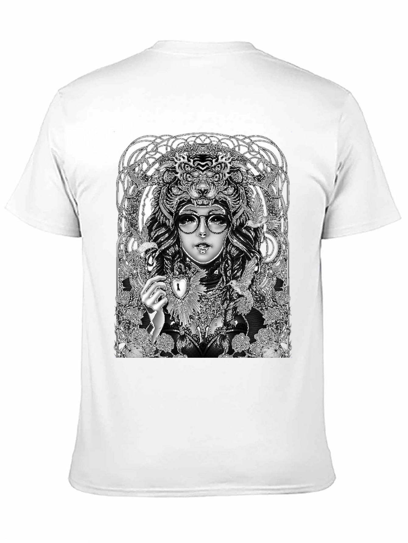 Unique Graphic T-Shirt - Art Nouveau Design