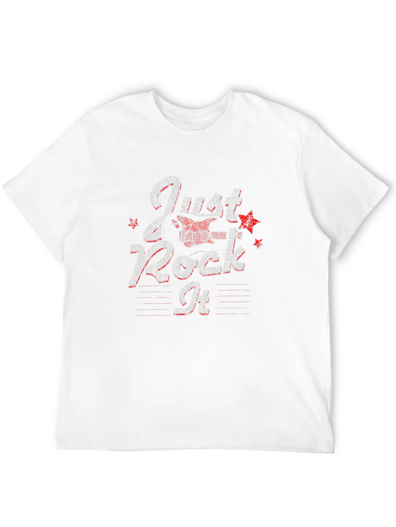 Just Rock It Black Graphic Tee