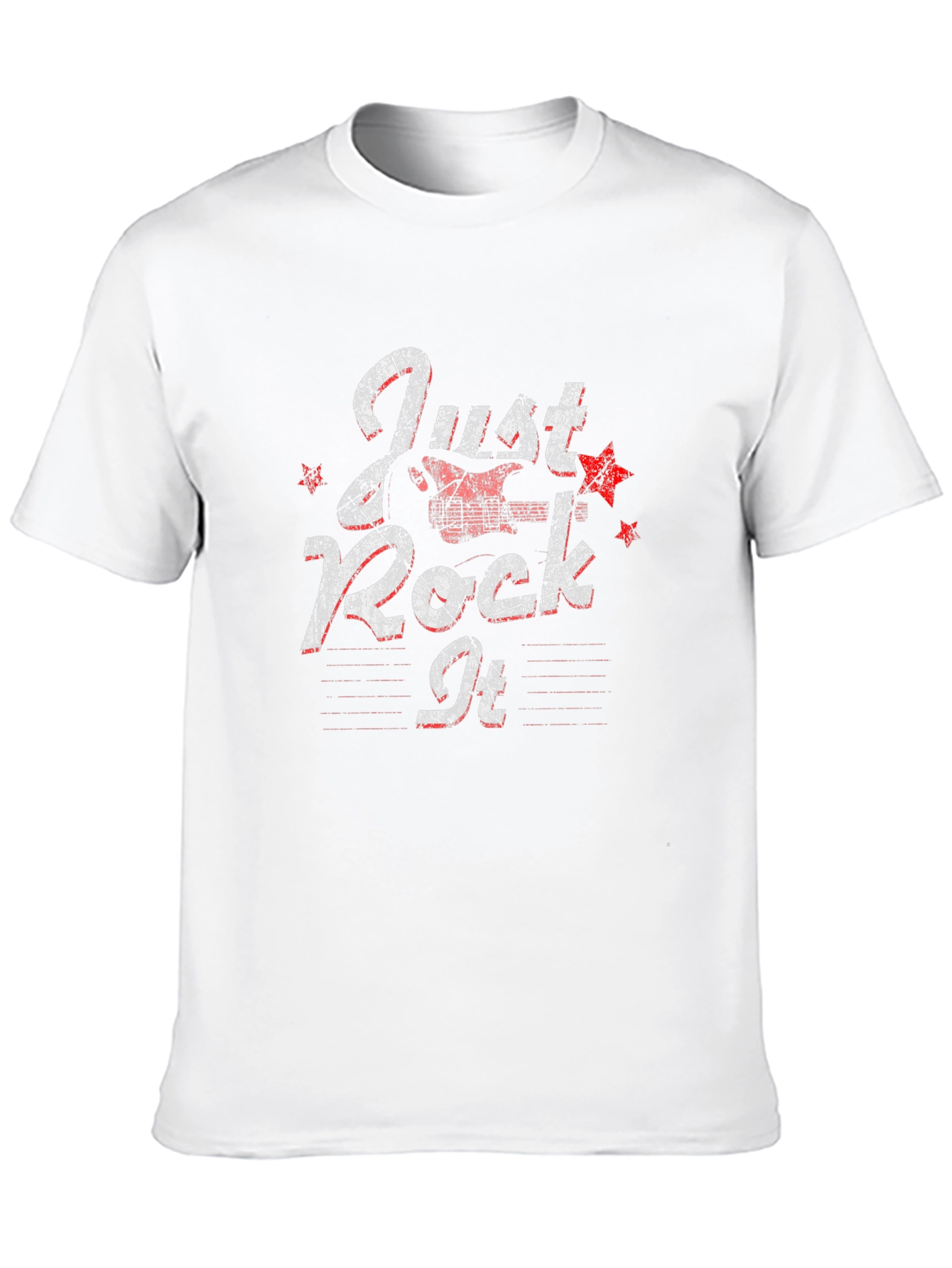 Just Rock It Black Graphic Tee