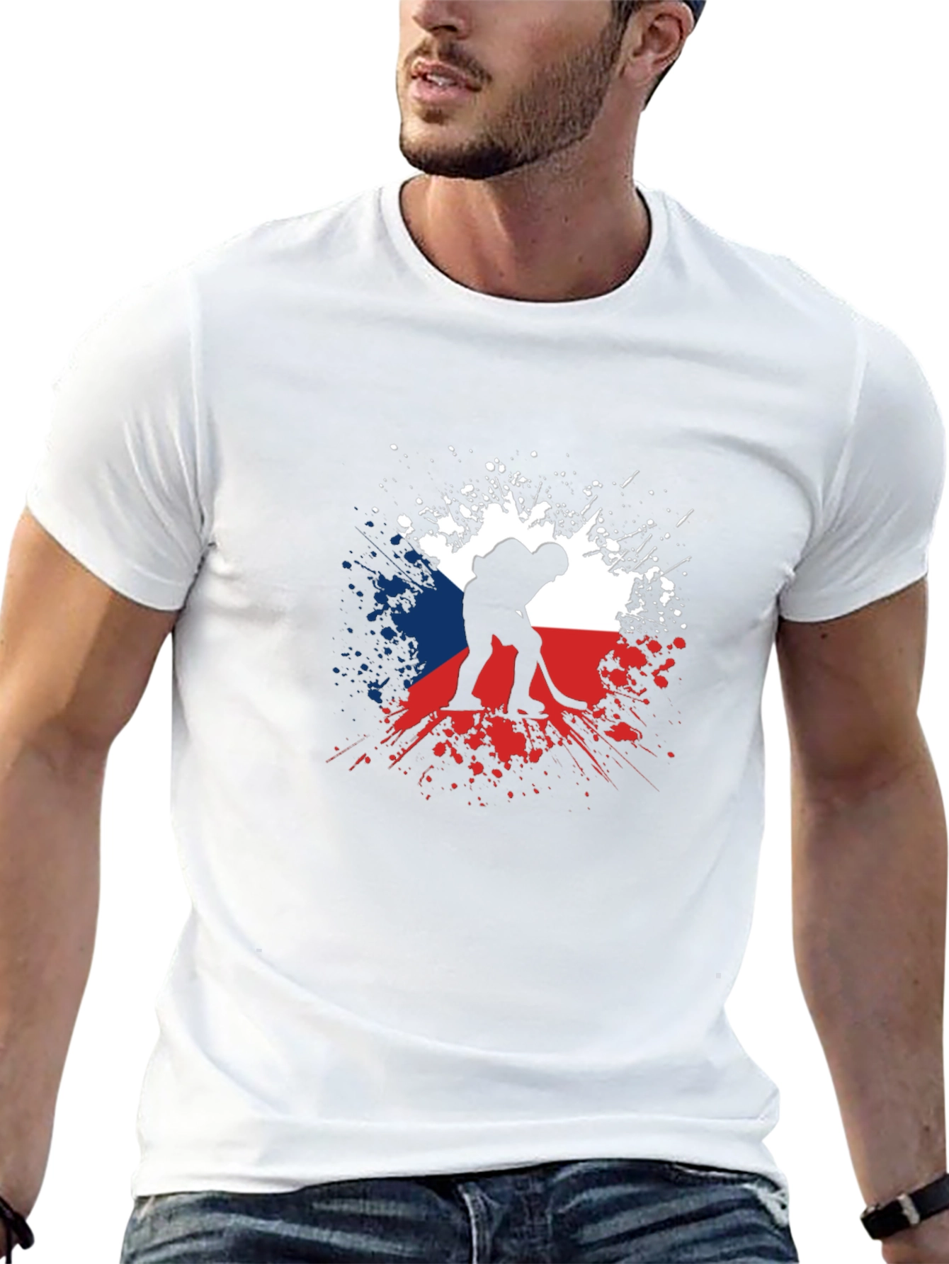 Czech Republic Hockey Fan T-Shirt