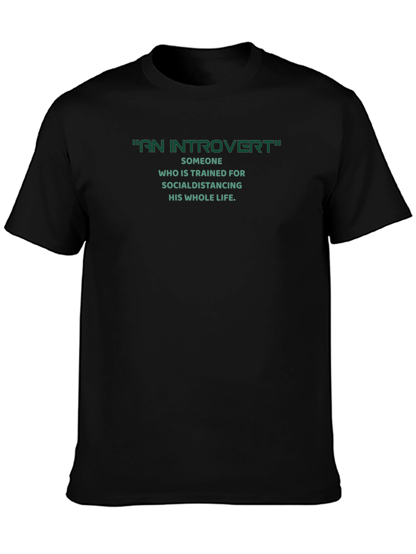 Introvert Social Distancing Graphic Tee