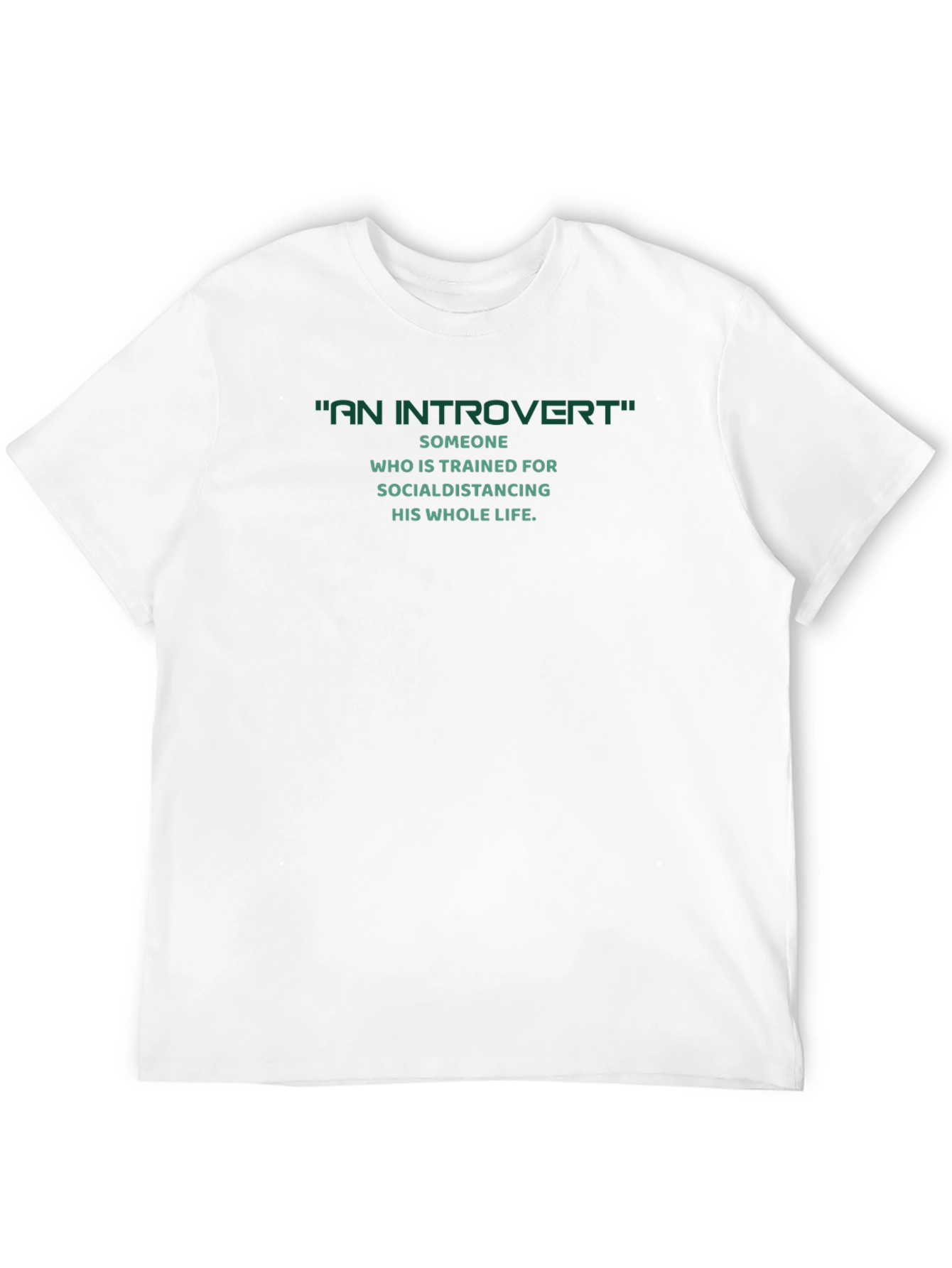 Introvert Social Distancing Graphic Tee