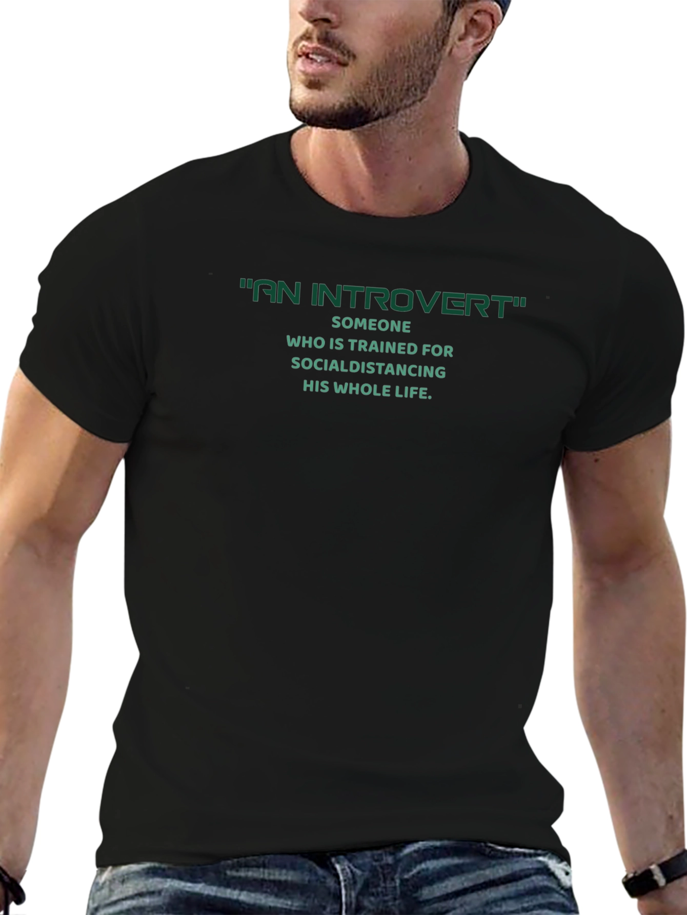 Introvert Social Distancing Graphic Tee