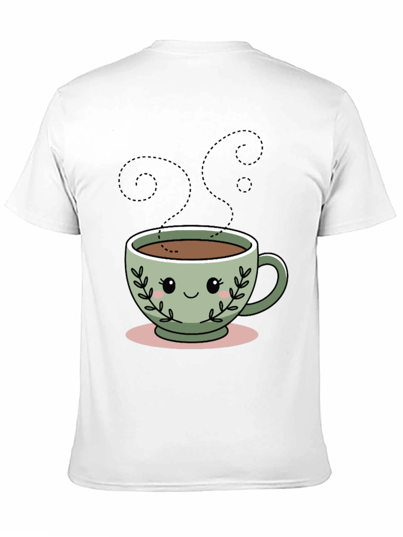 Kawaii Coffee Cup T-Shirt - Cute Graphic Tee