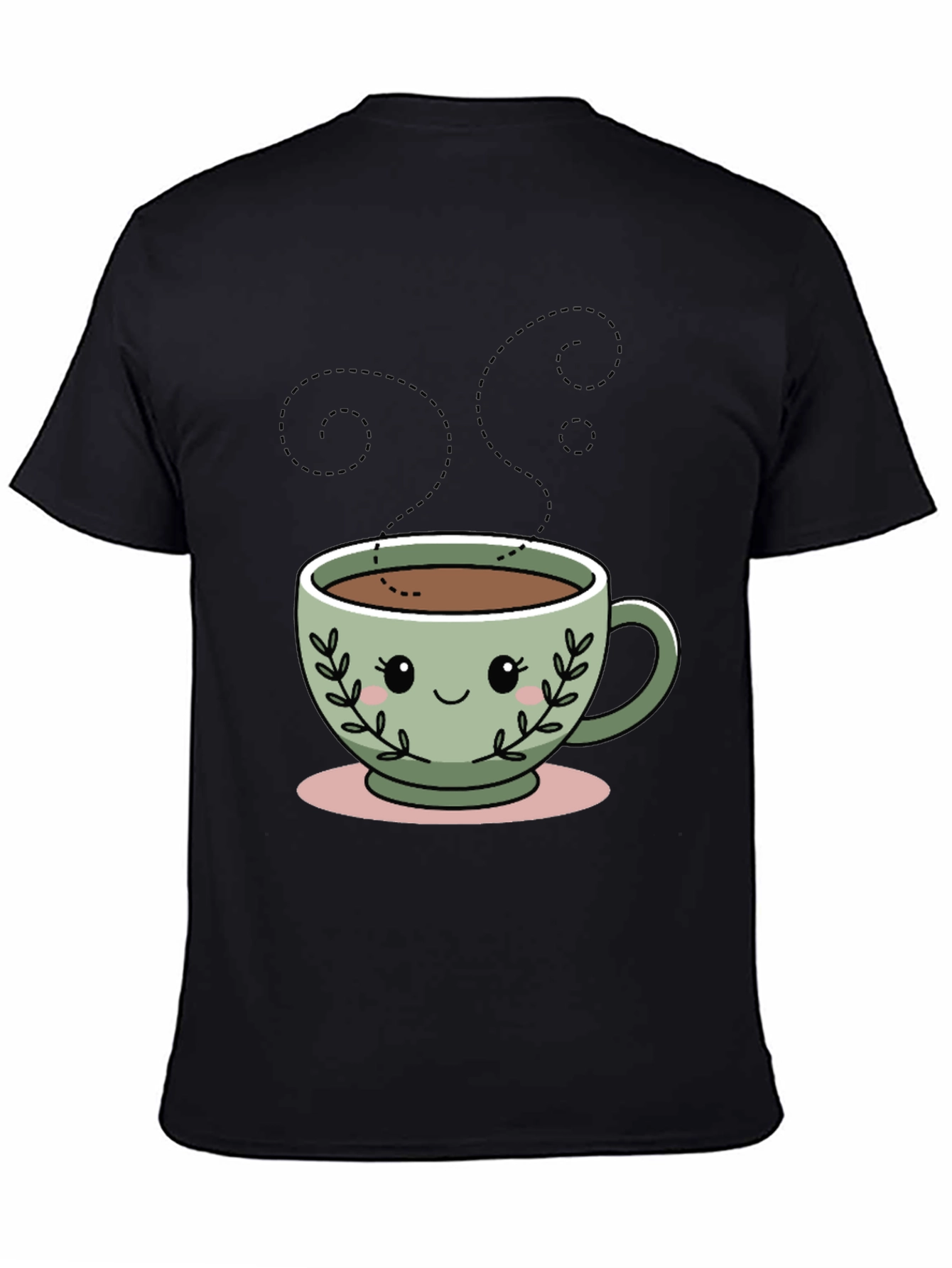 Kawaii Coffee Cup T-Shirt - Cute Graphic Tee
