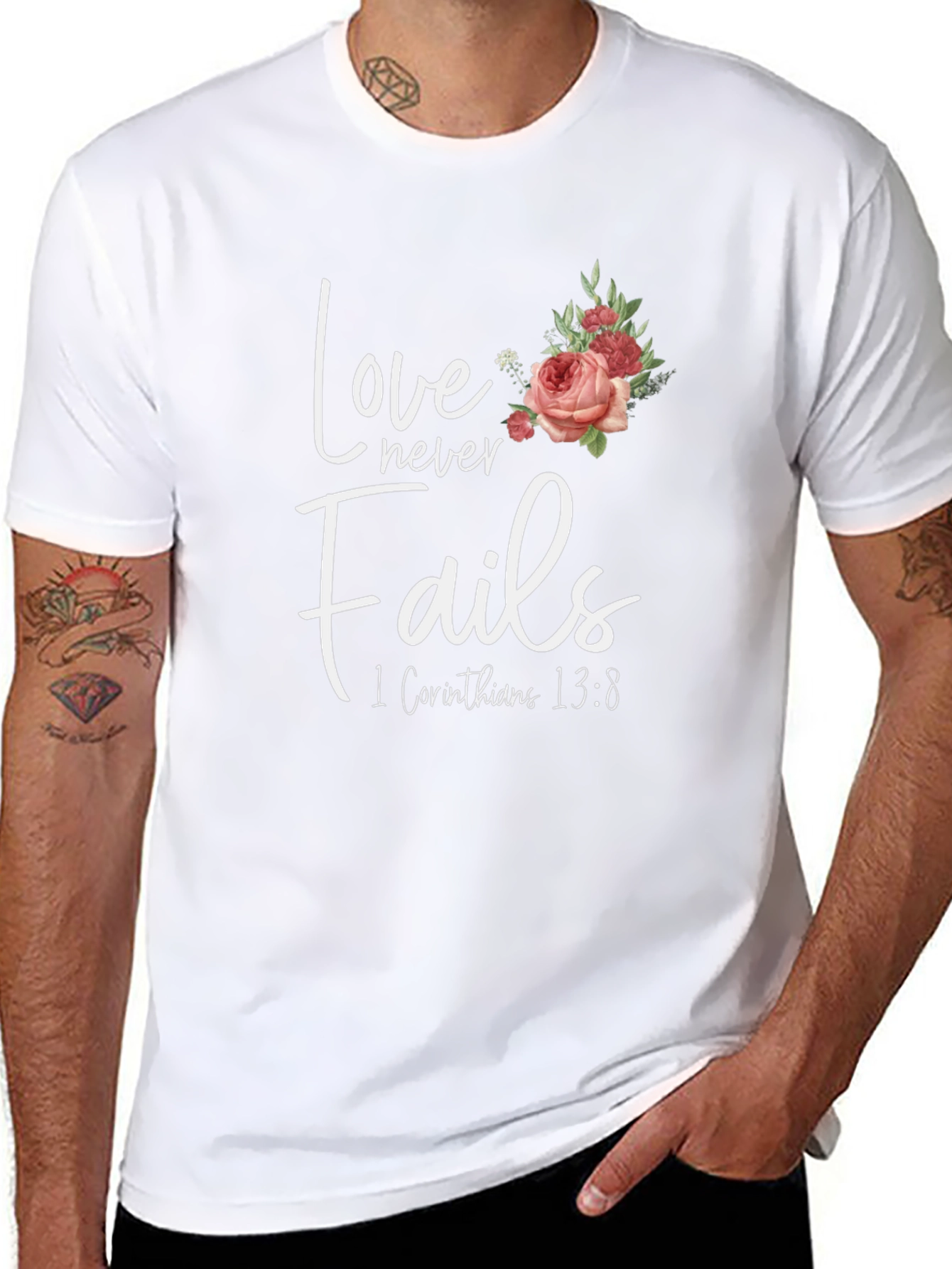 Love Never Fails Graphic Tee