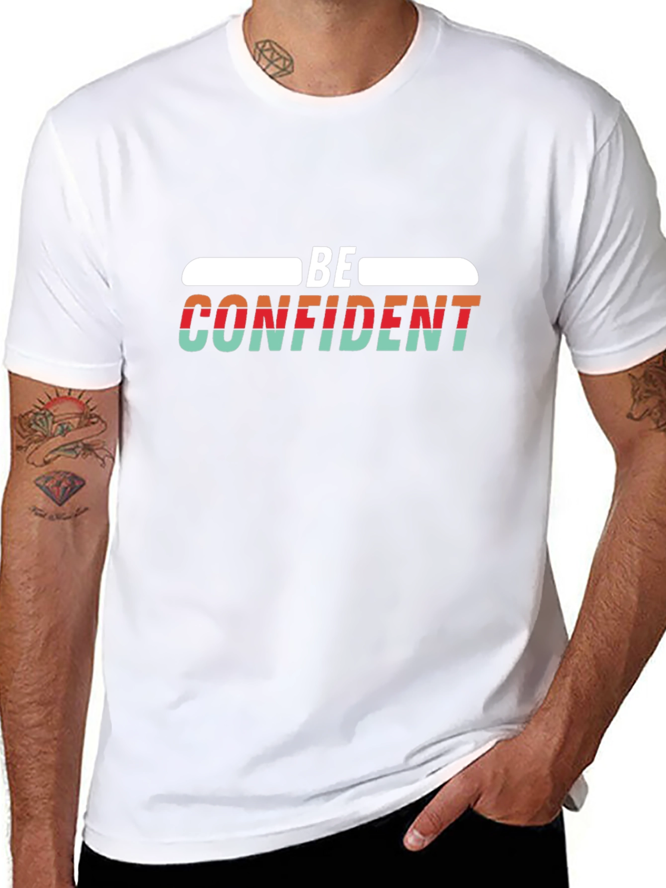 Be Confident Graphic Tee - Stylish Mens T-Shirt