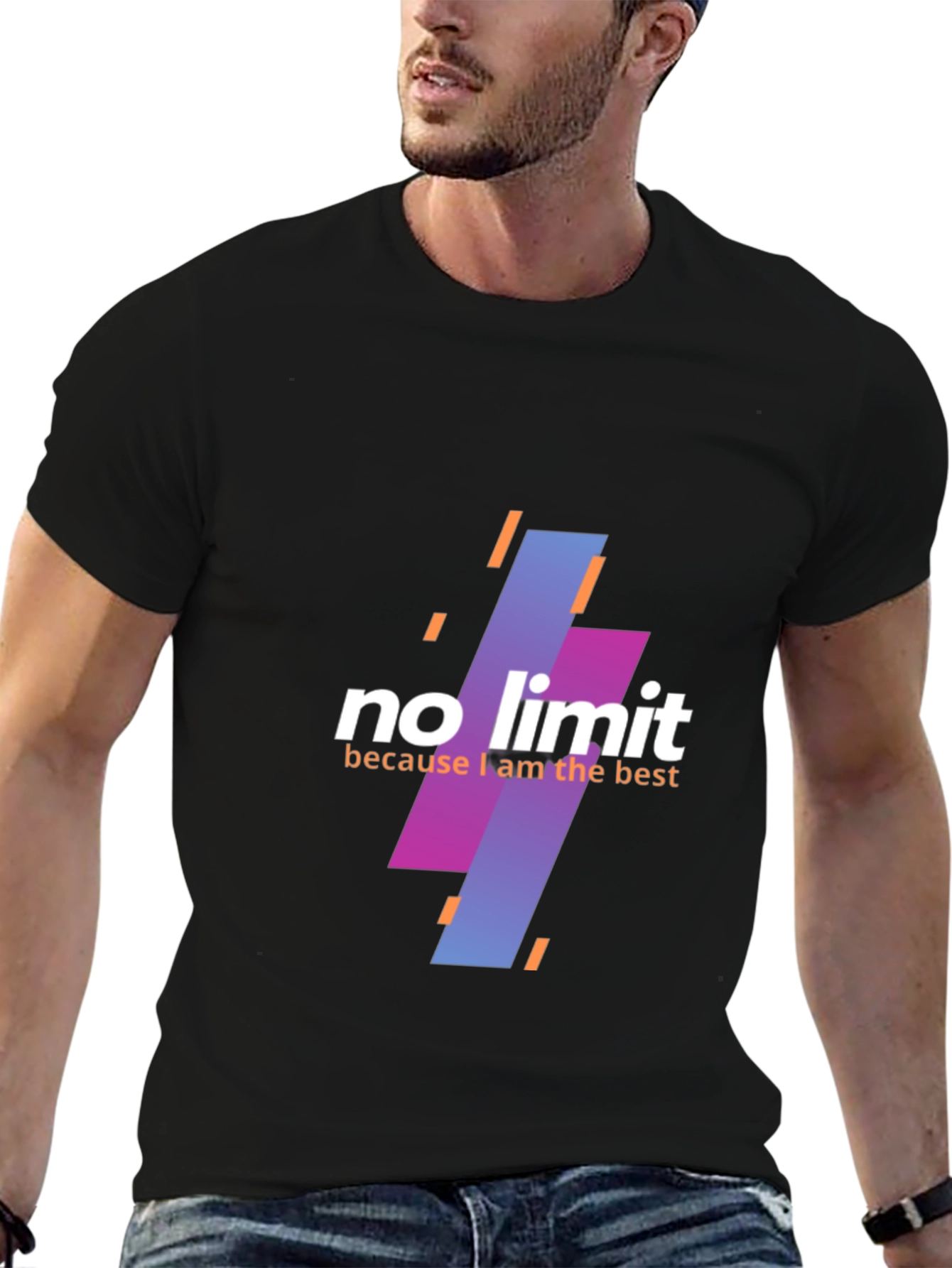No Limit Graphic Tee - Best Quality Cotton T-Shirt