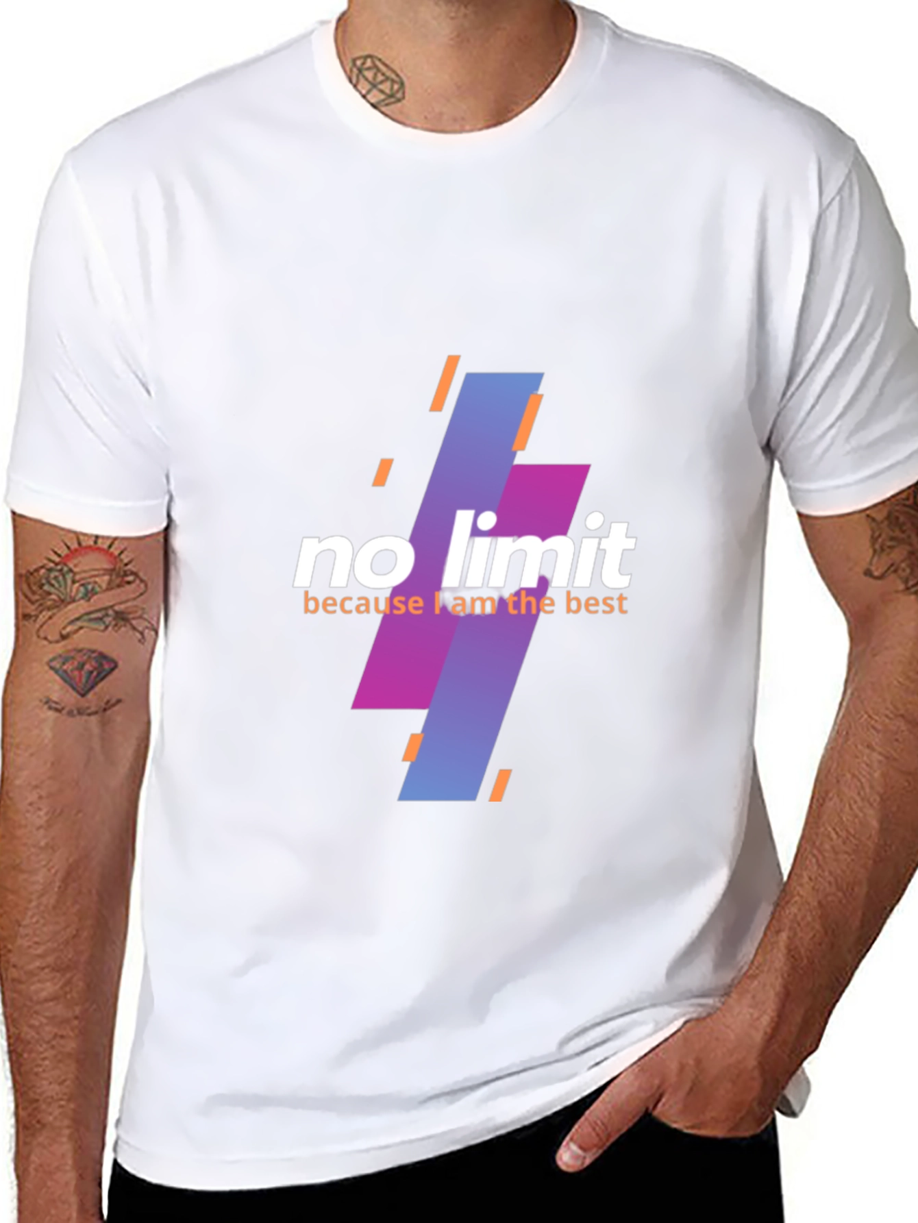 No Limit Graphic Tee - Best Quality Cotton T-Shirt