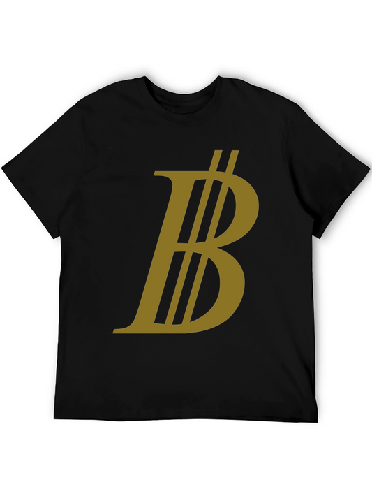 Bitcoin Logo Tee - Crypto Currency Black T-Shirt