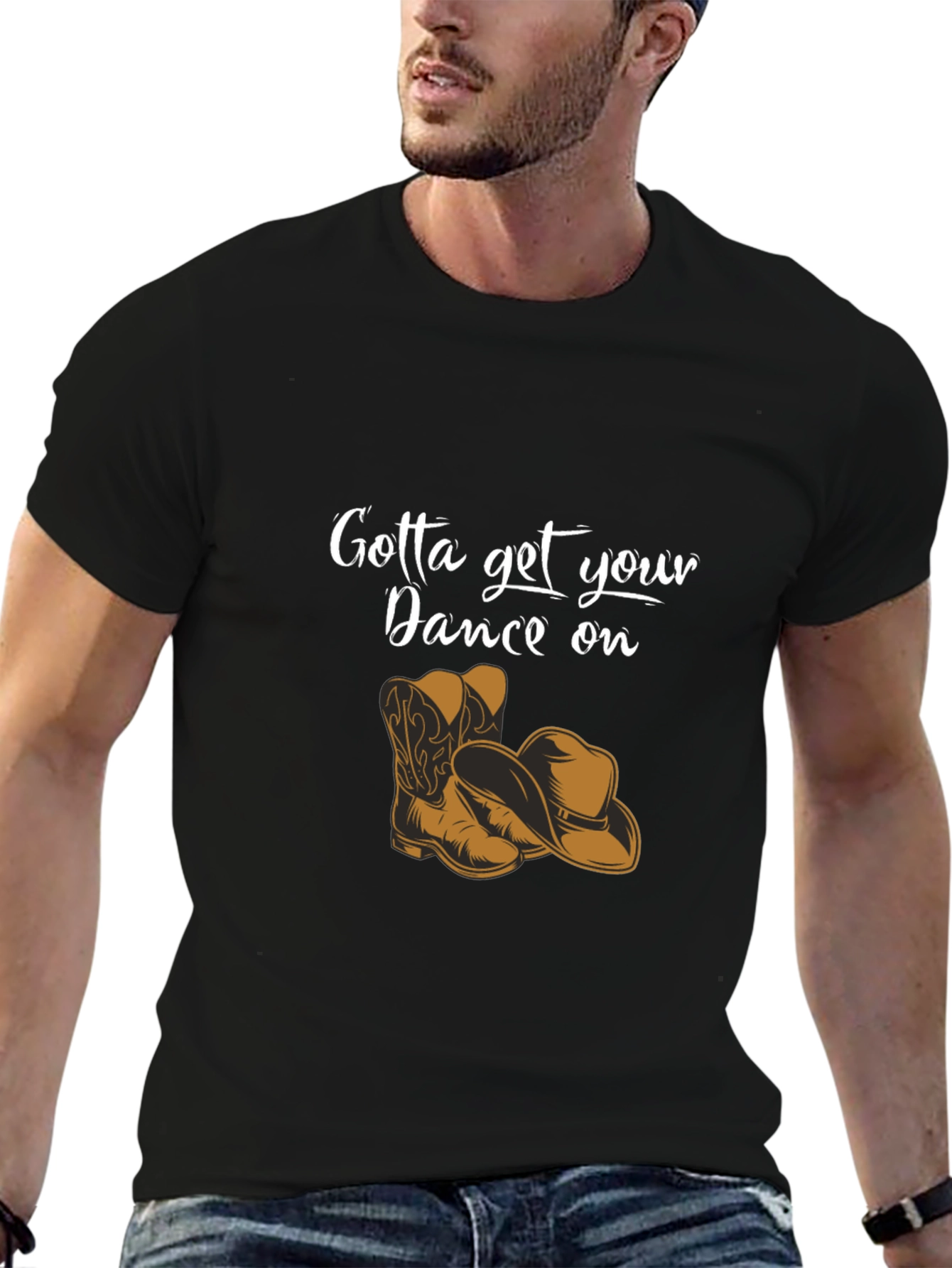 Gotta Get Your Dance On Black Graphic Tee