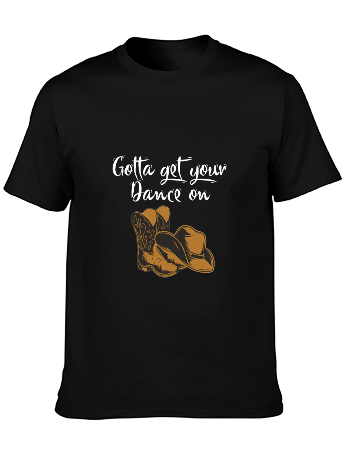 Gotta Get Your Dance On Black Graphic Tee