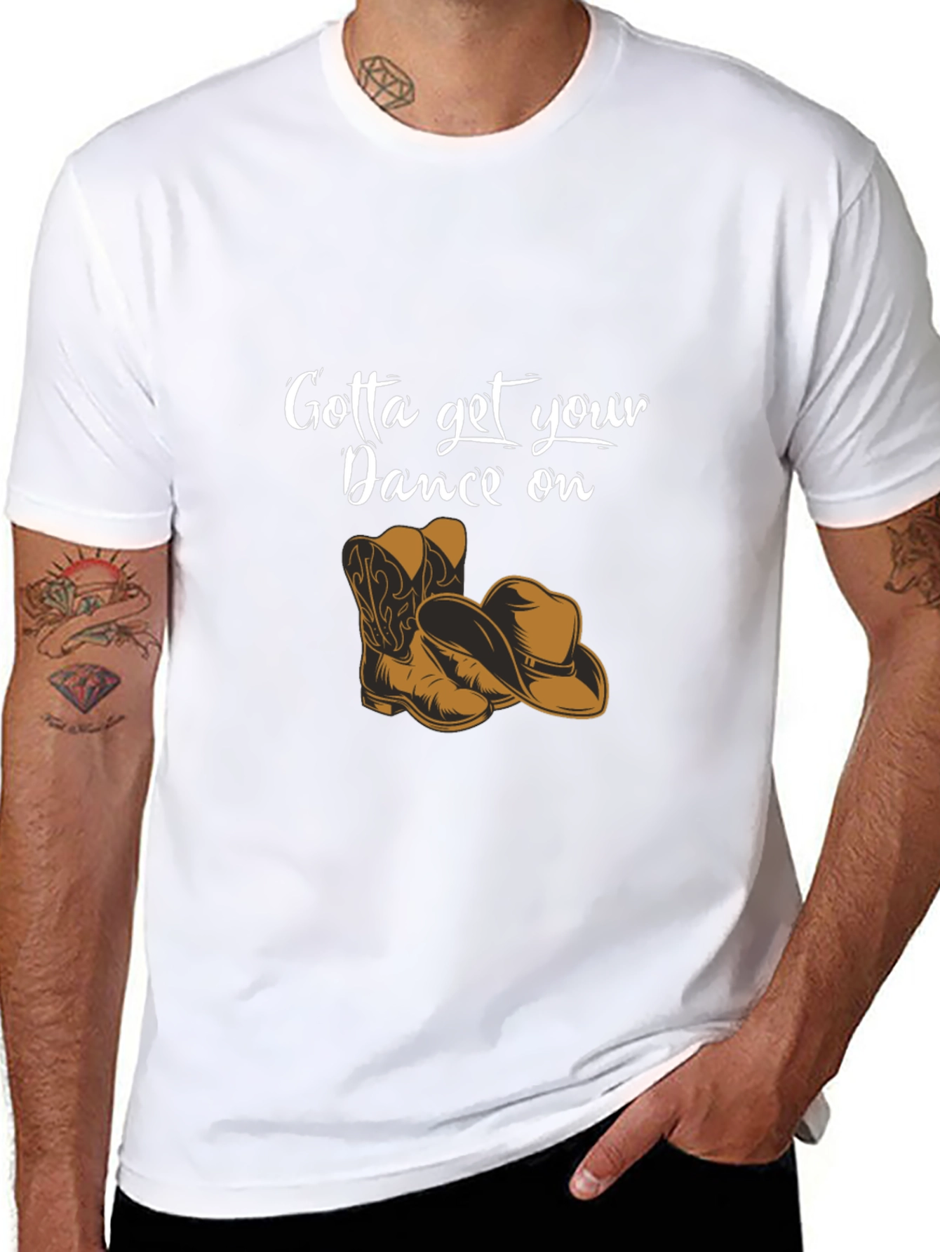 Gotta Get Your Dance On Black Graphic Tee