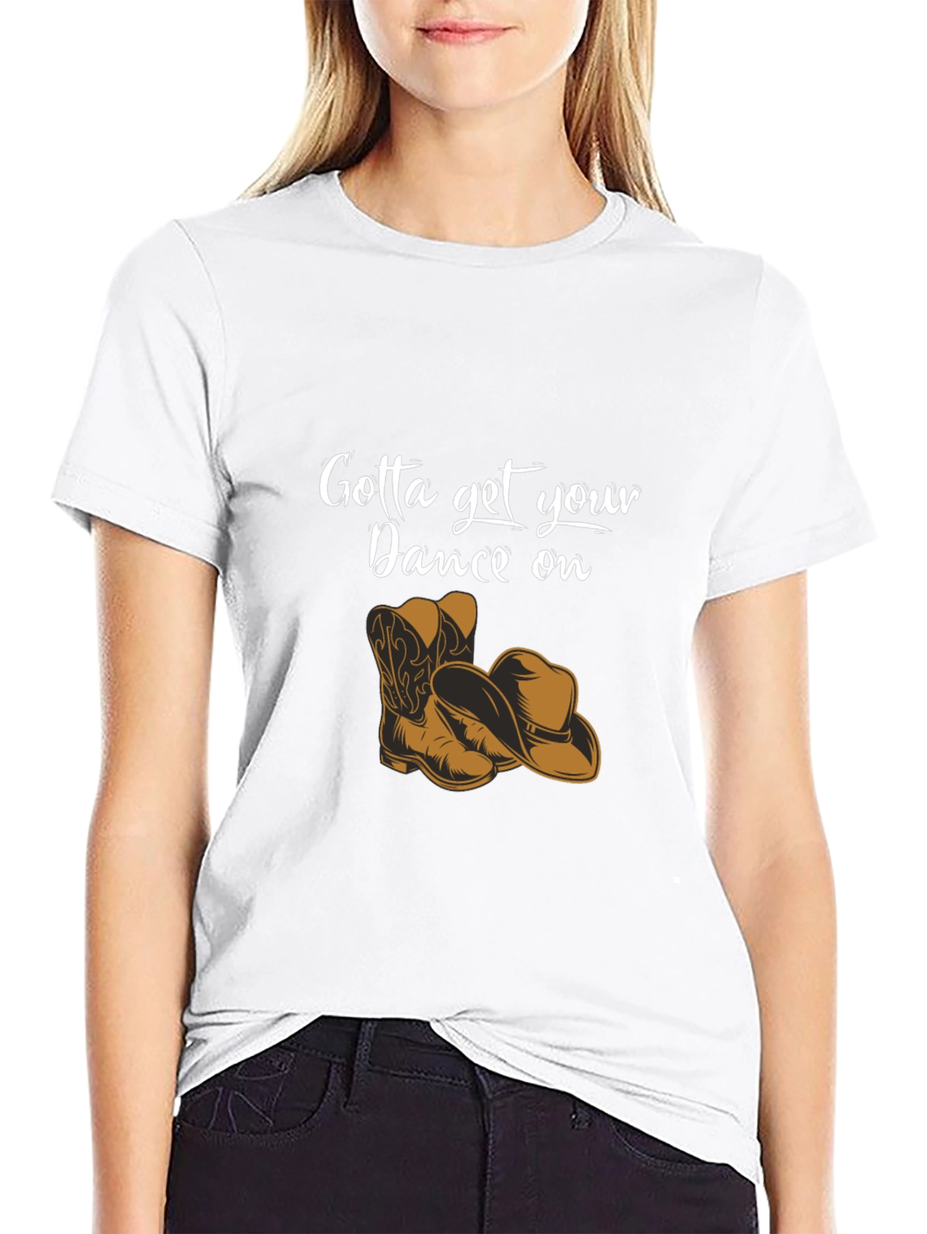 Gotta Get Your Dance On Black Graphic Tee