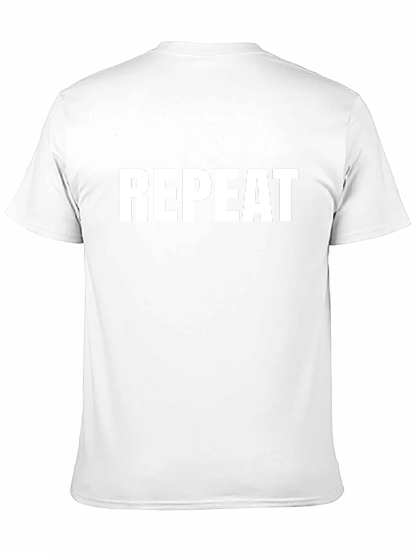 Repeat Graphic T-Shirt - Bold Statement Tee