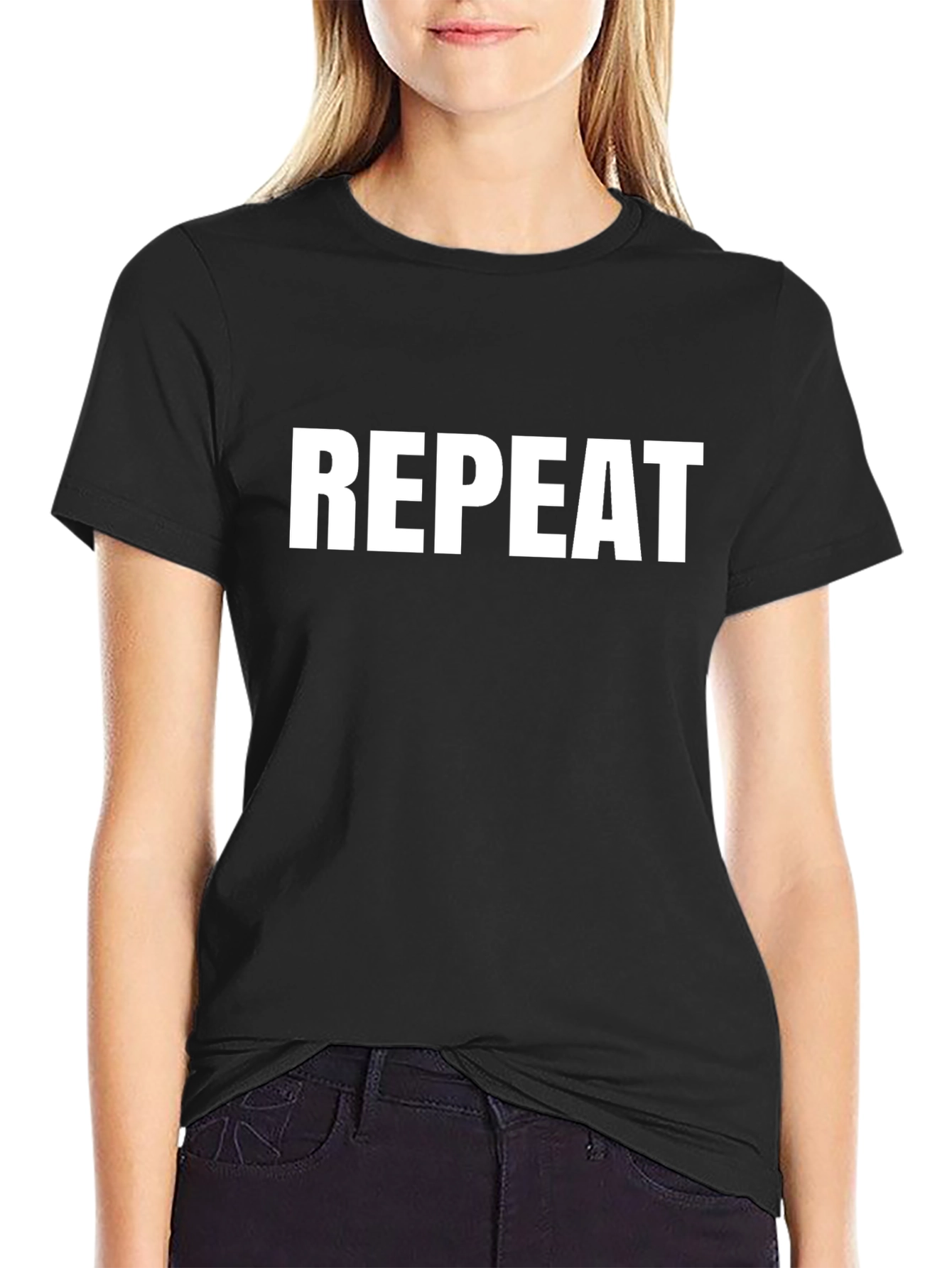 Repeat Graphic T-Shirt - Bold Statement Tee