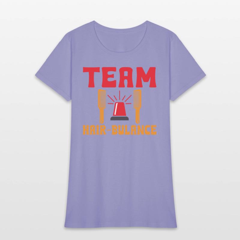 Team Hair-Bulance Funny Hairstylist Pun