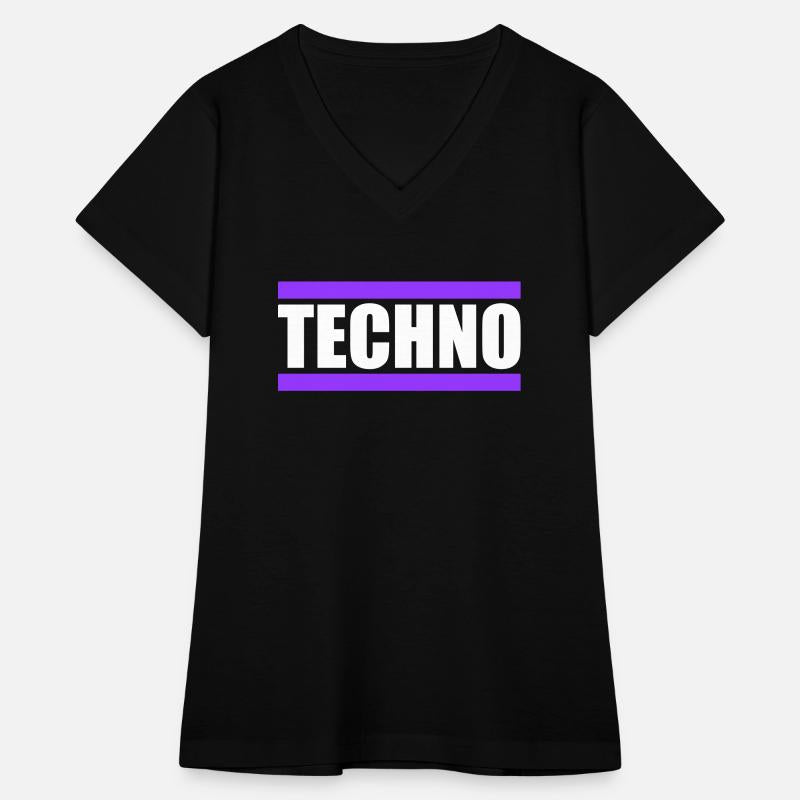 Techno Music Love Letters Quote Dance Party Logo