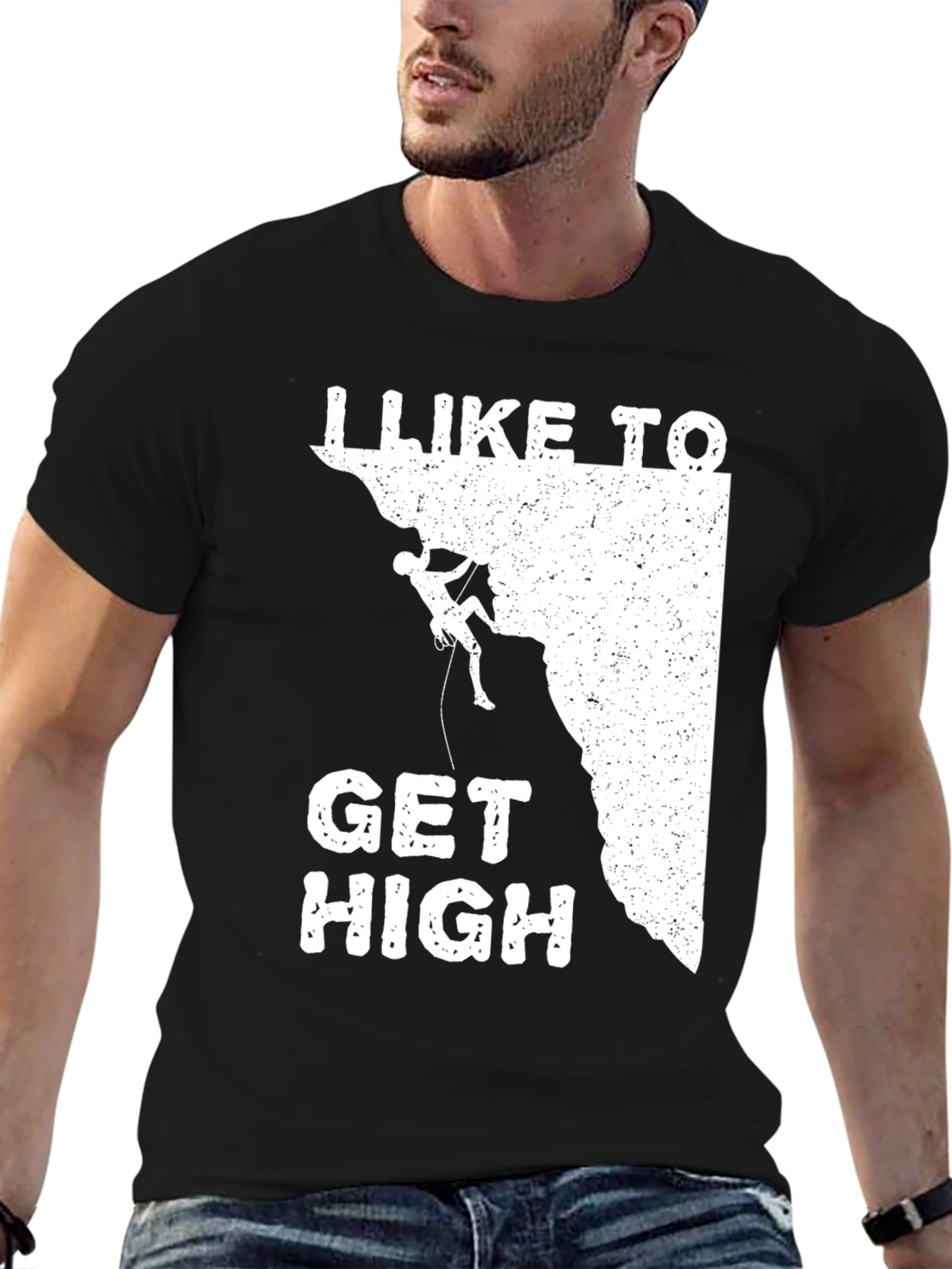I Like to Get High - Climbing T-Shirt