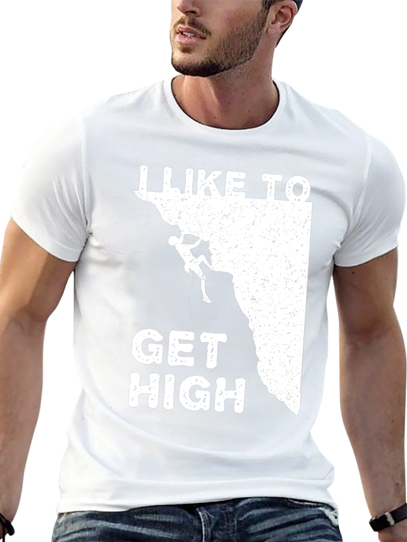 I Like to Get High - Climbing T-Shirt