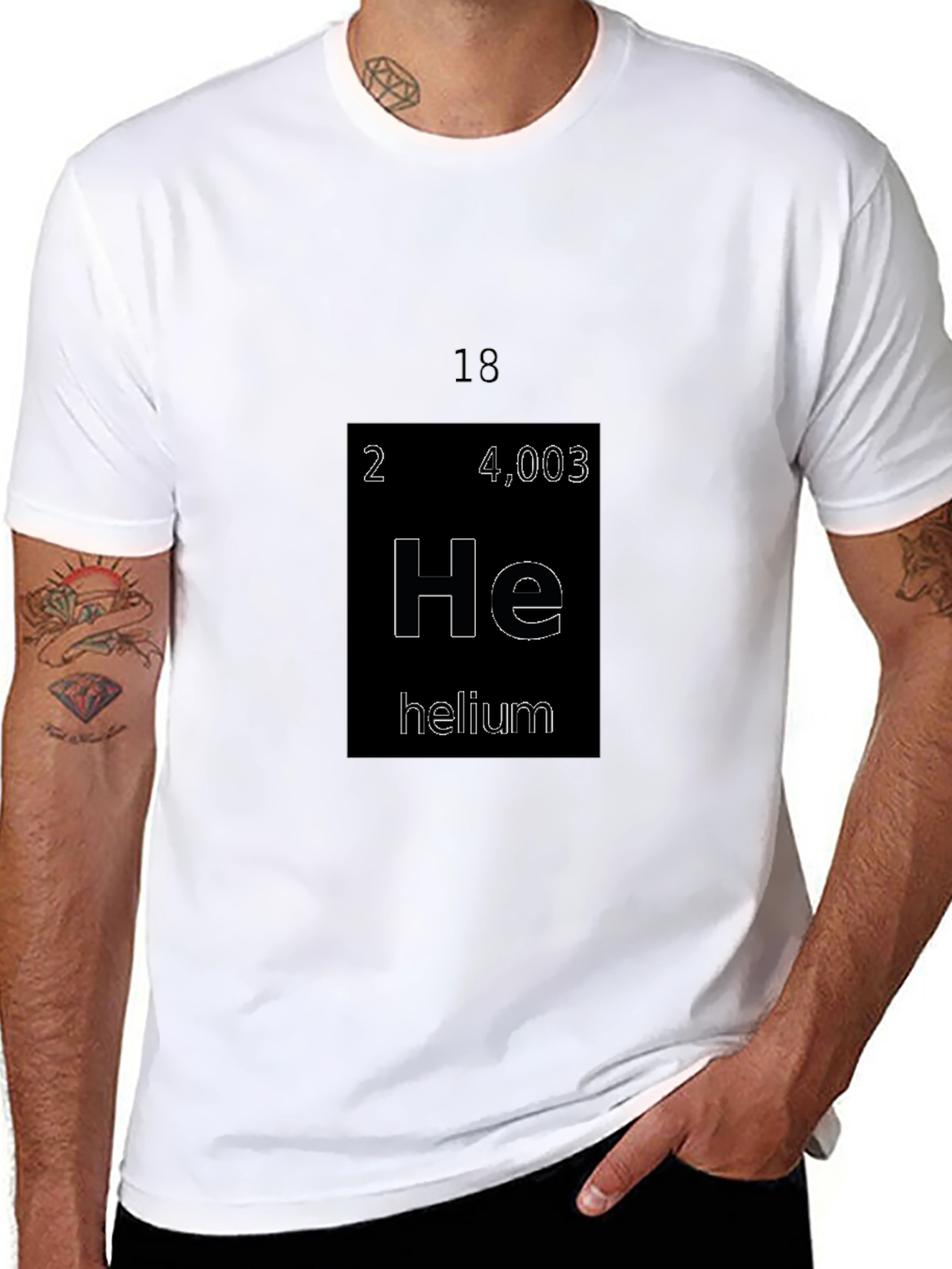 Helium Element T-Shirt - Science Chemistry Tee