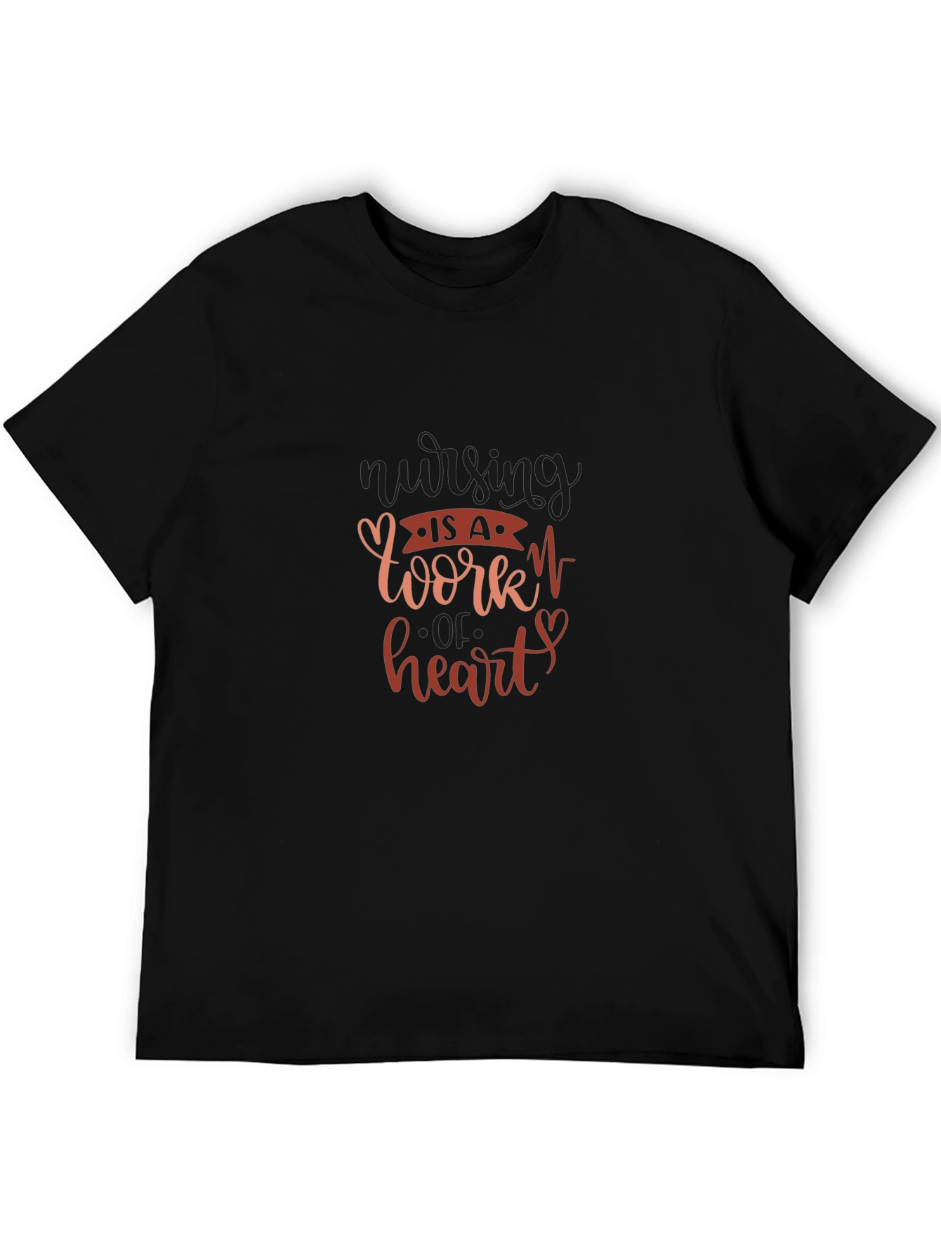 Nursing is a Work of Heart Tee