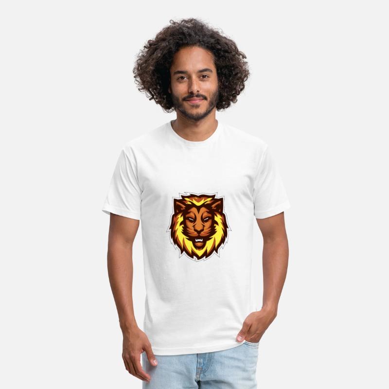 The lion with strong features