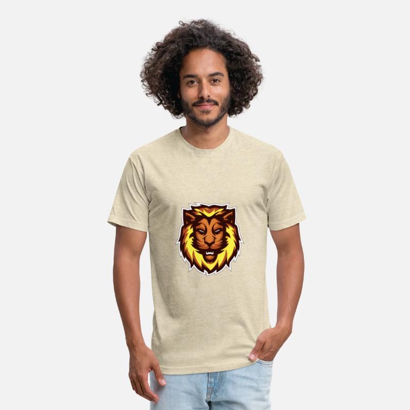 The lion with strong features