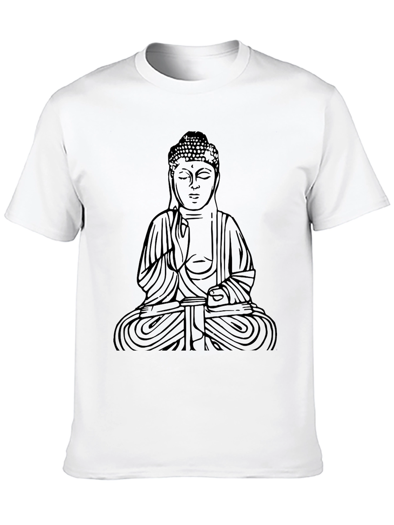 Buddha Graphic Black T-Shirt