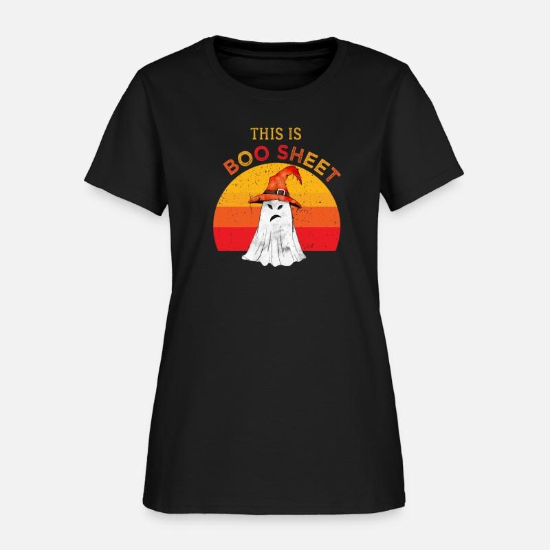 This is Boo Sheet Halloween Ghost Funny Cute retro