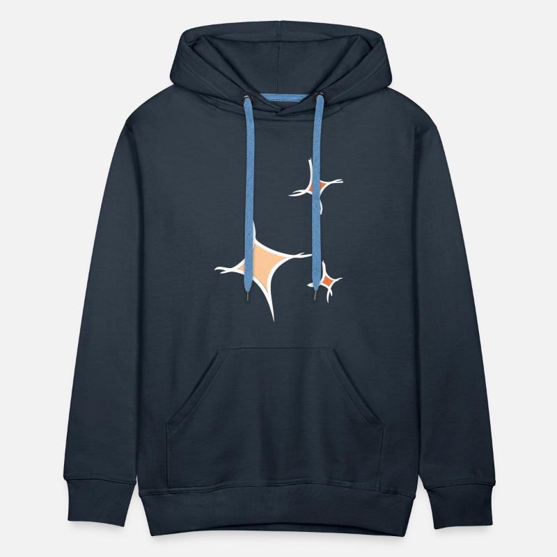 Three colorful stars, Asterisks, hand drawn