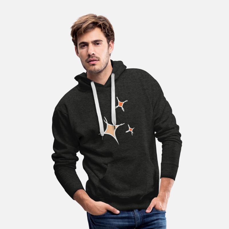 Three colorful stars, Asterisks, hand drawn