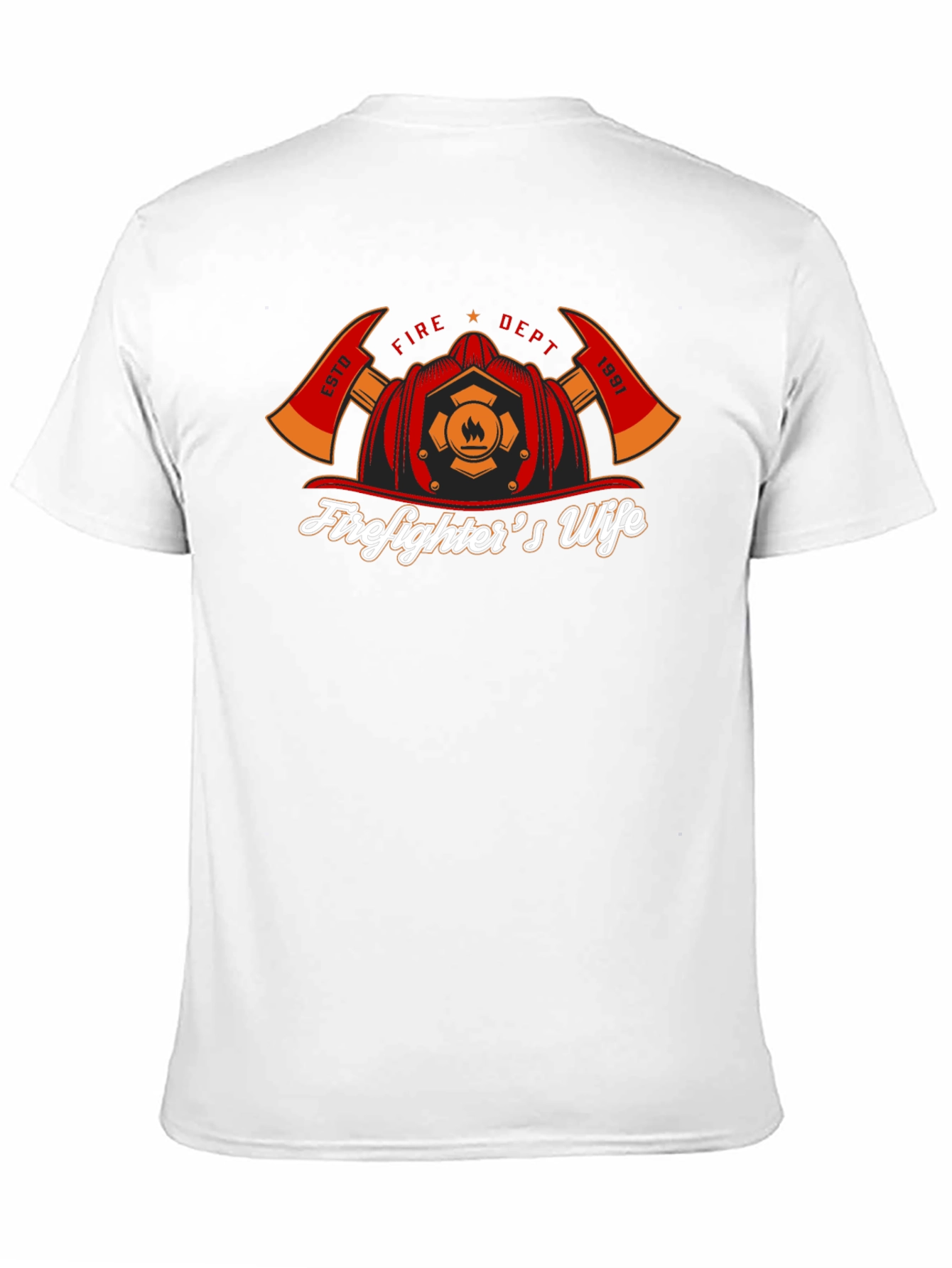 Firefighters Wife Graphic T-Shirt
