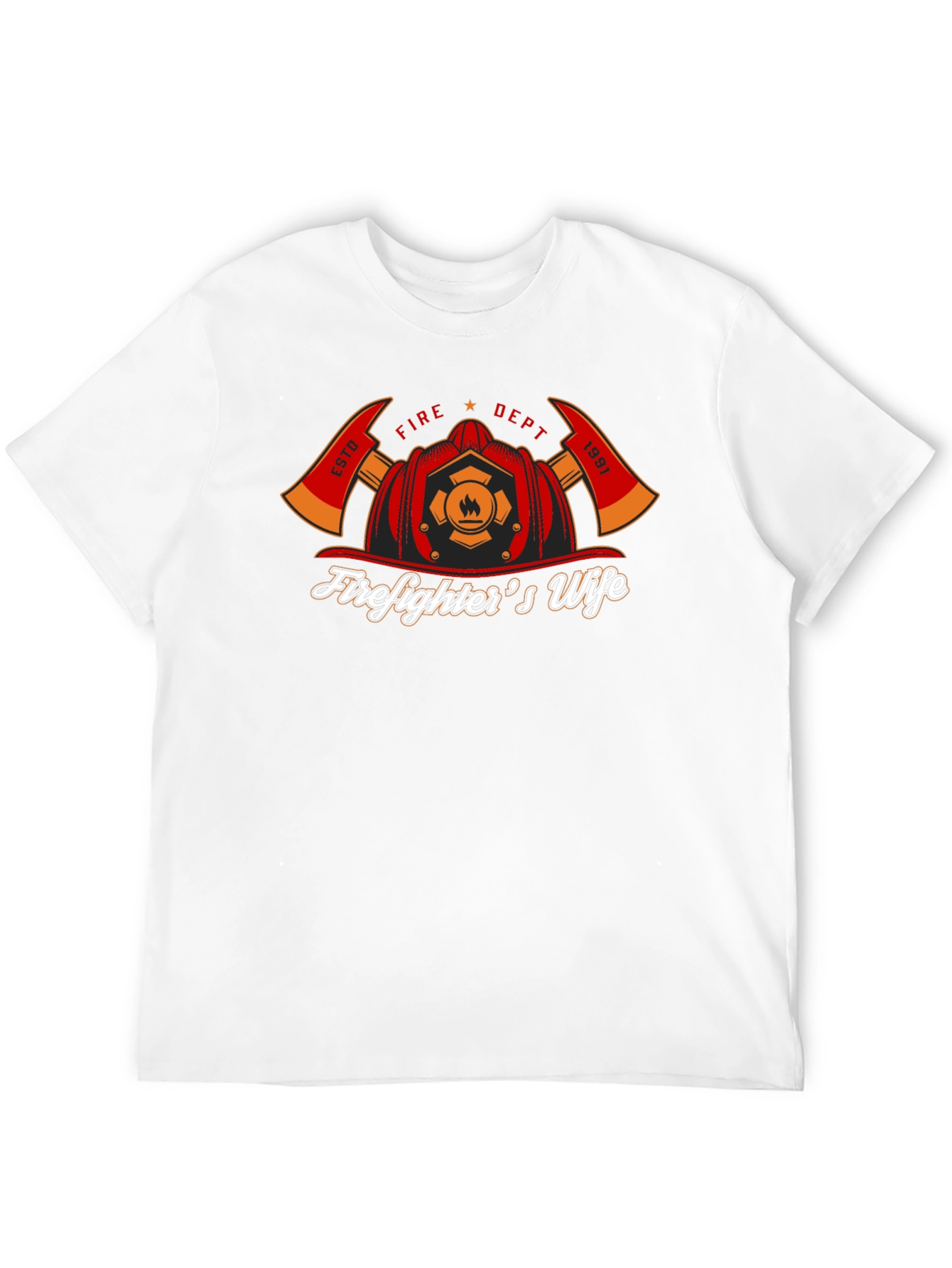 Firefighters Wife Graphic T-Shirt