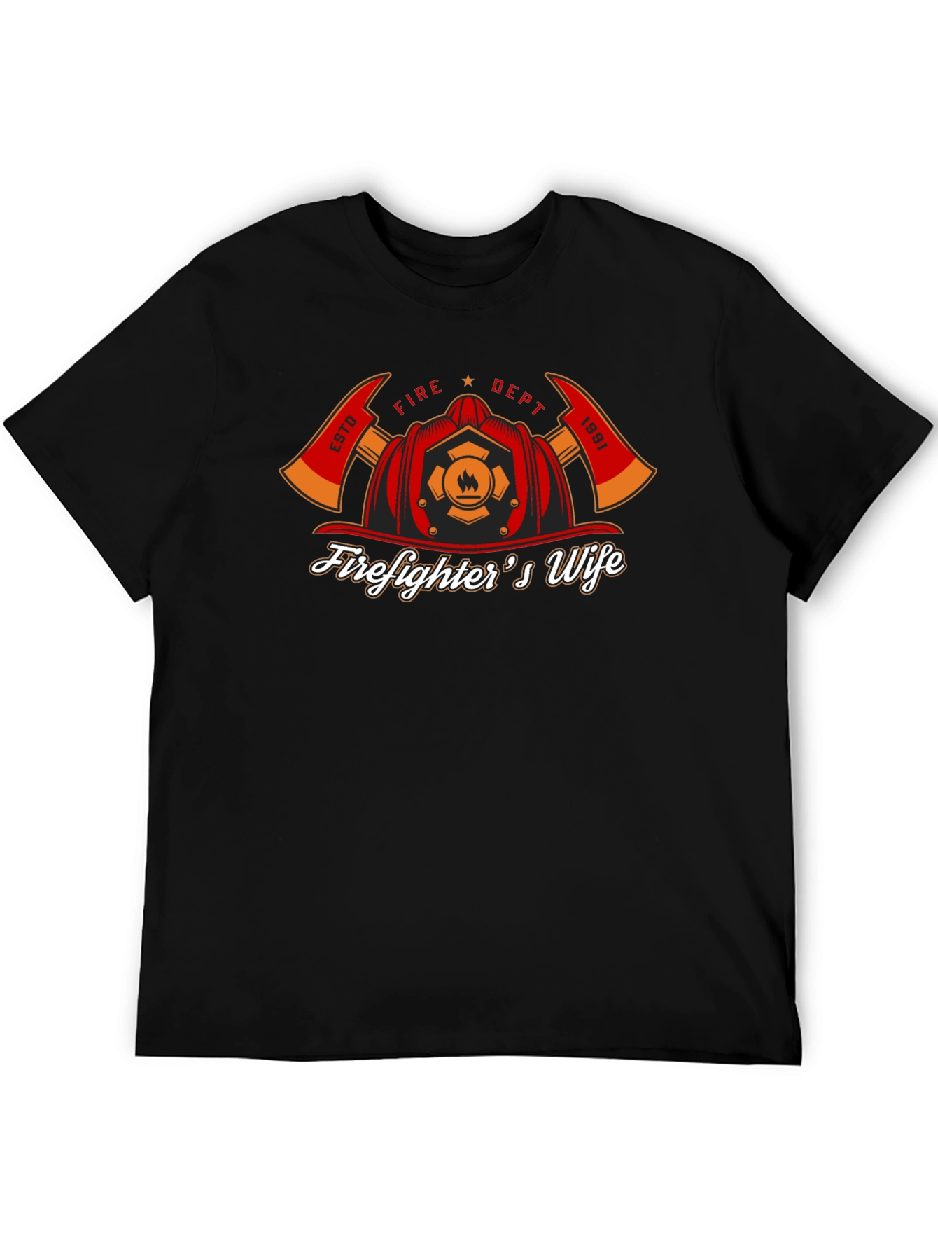 Firefighters Wife Graphic T-Shirt