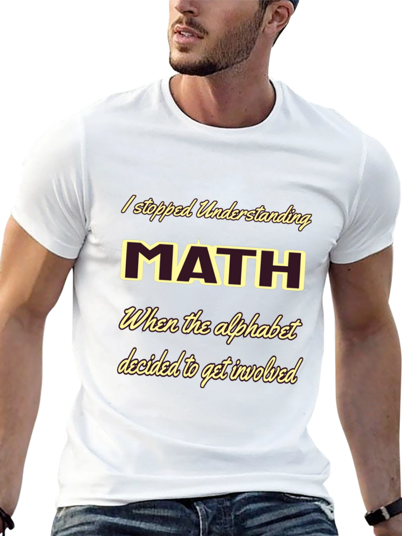 Funny Math T-Shirt - Alphabet Involvement