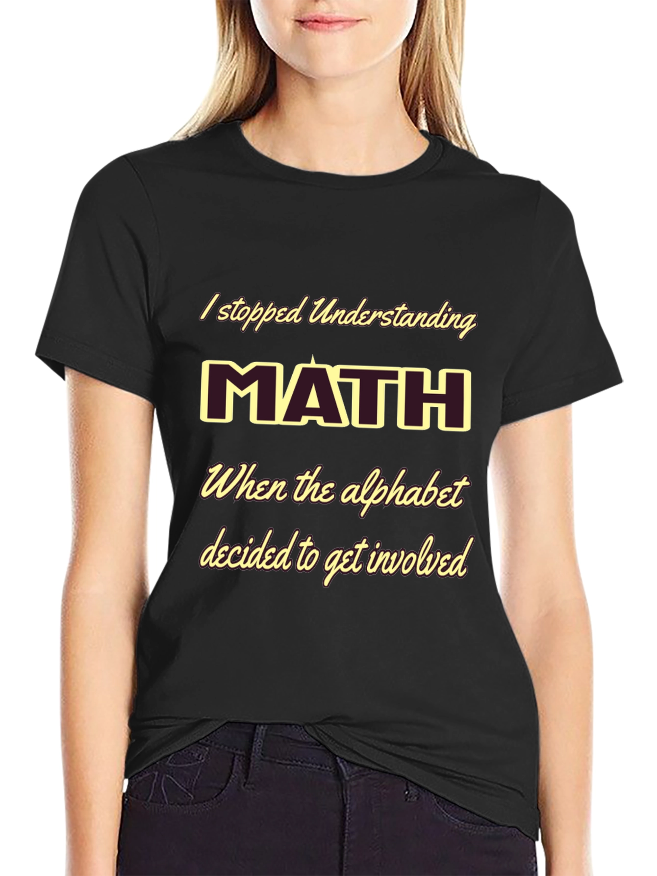 Funny Math T-Shirt - Alphabet Involvement
