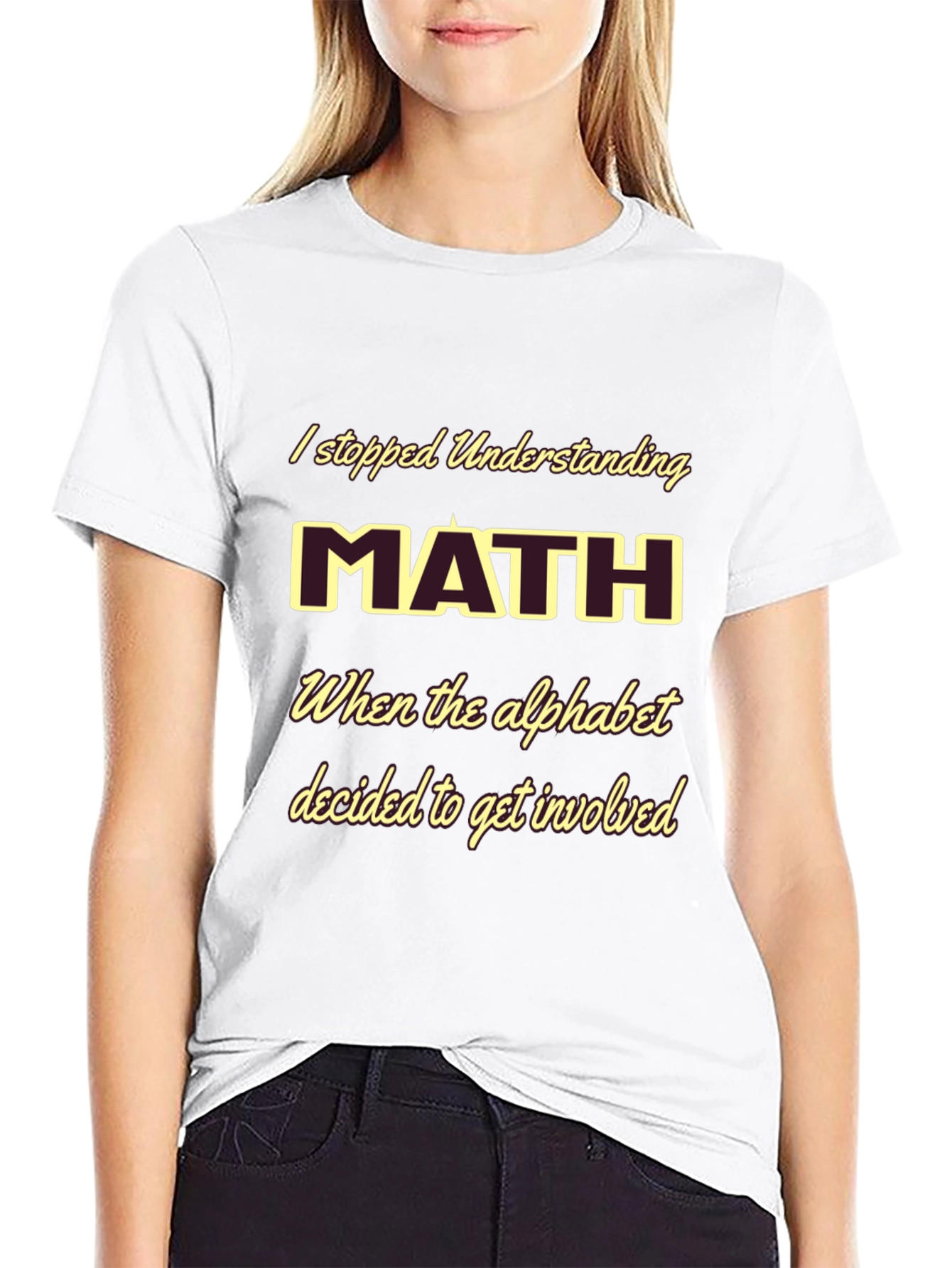 Funny Math T-Shirt - Alphabet Involvement