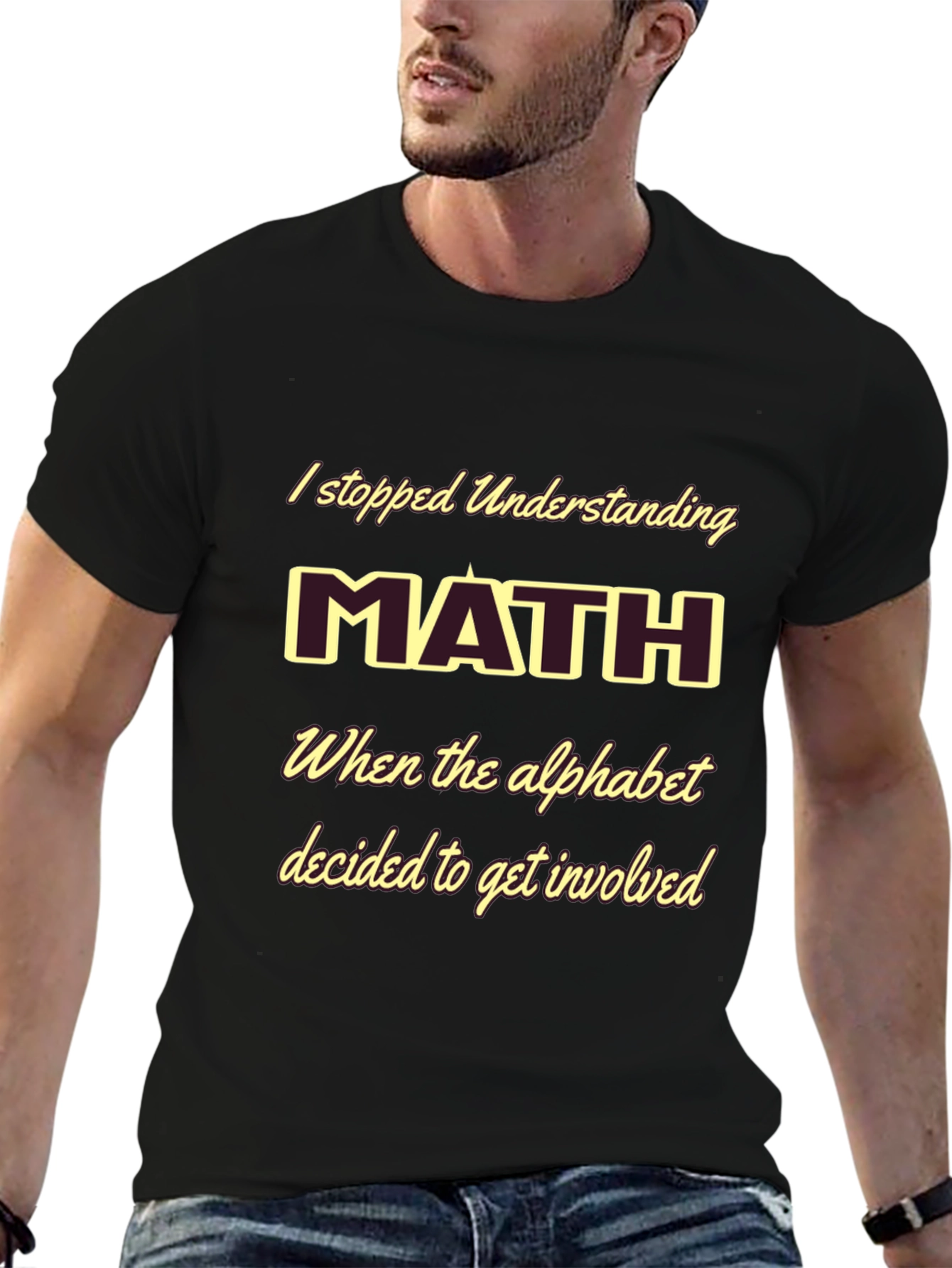 Funny Math T-Shirt - Alphabet Involvement